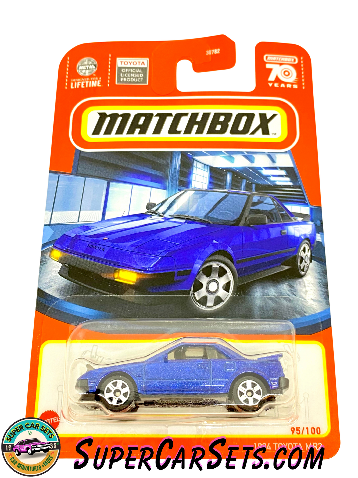 1984 Toyota MR2 (blue colour) (95/100) - Matchbox