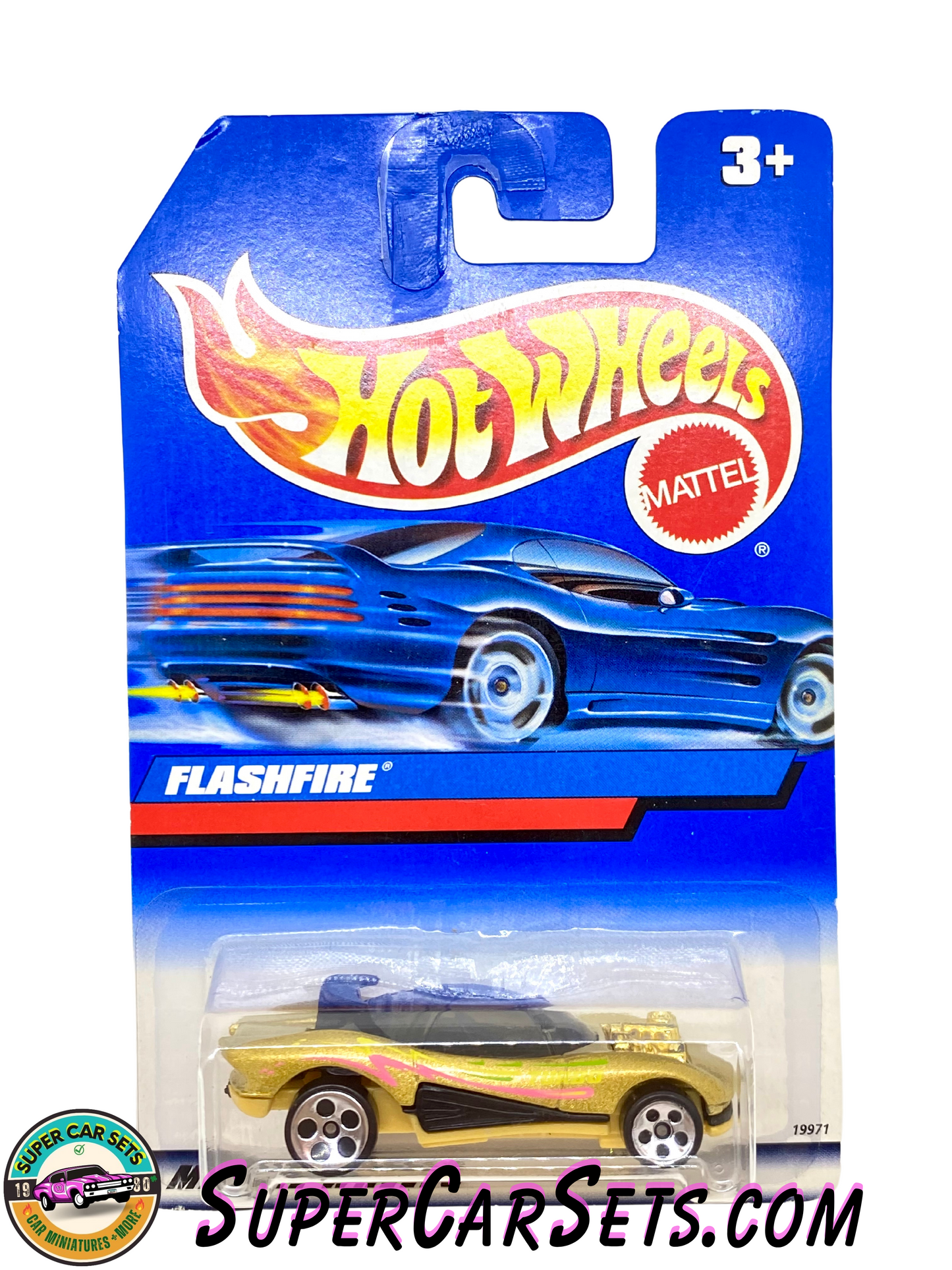 Flashfire (gold colour) (Year launched 1998) - Hot Wheels HW City 2015 (25/250) (#19971)