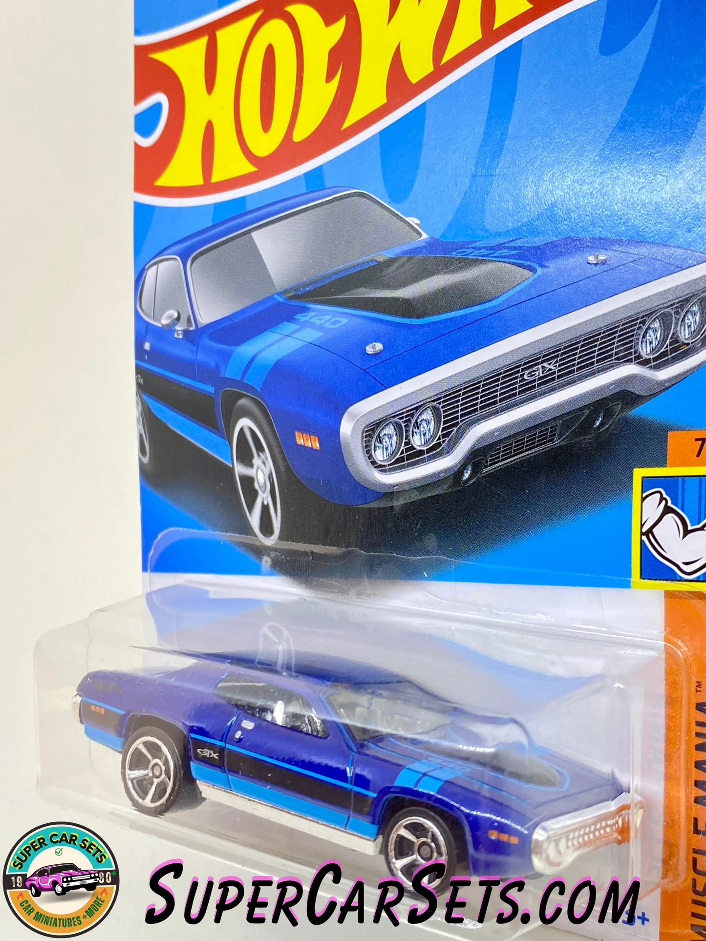 71 Plymouth GTX (blue colour) - Hot Wheels Muscle Mania - 2023 (7/10) (166/250)