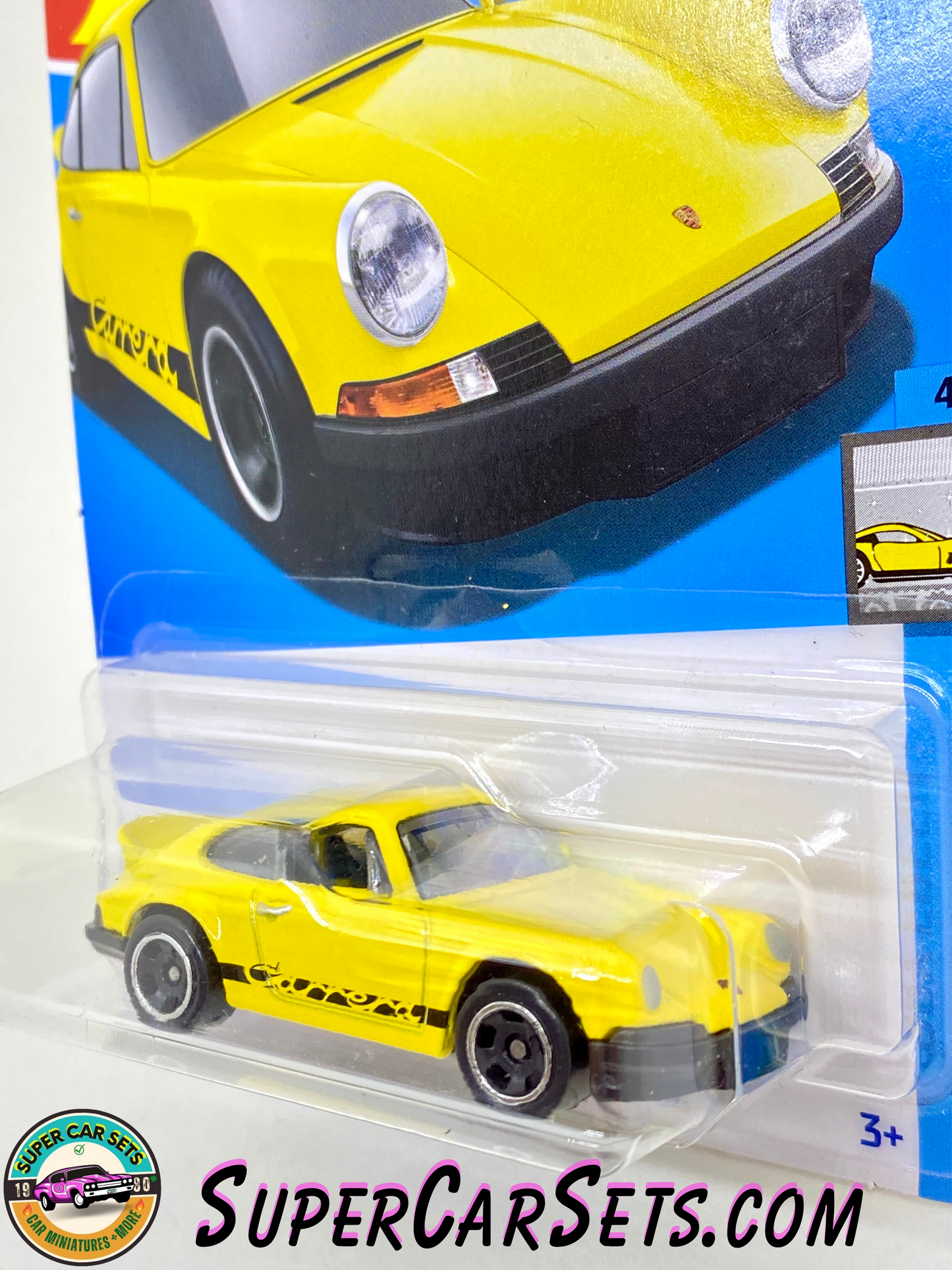 Porsche 911 Carrera RS 2.7 (yellow colour) - Hot Wheels Factory Fresh 2024 (4/10) (46/250)