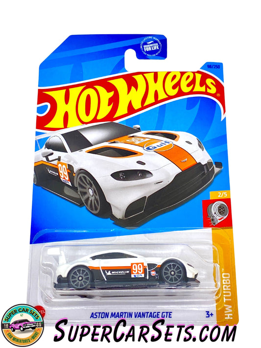 Aston Martin Vantage GTE (white colour) - Hot Wheels HW Turbo - 2023 (2/5) (98/250)