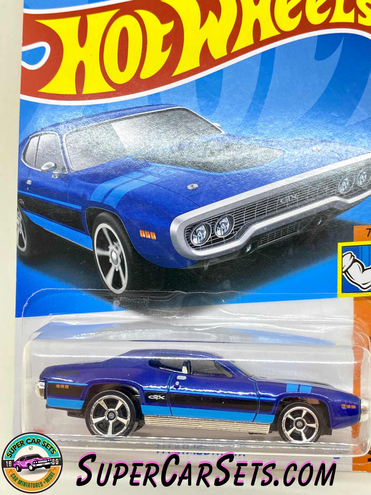 71 Plymouth GTX (blue colour) - Hot Wheels Muscle Mania - 2023 (7/10) (166/250)