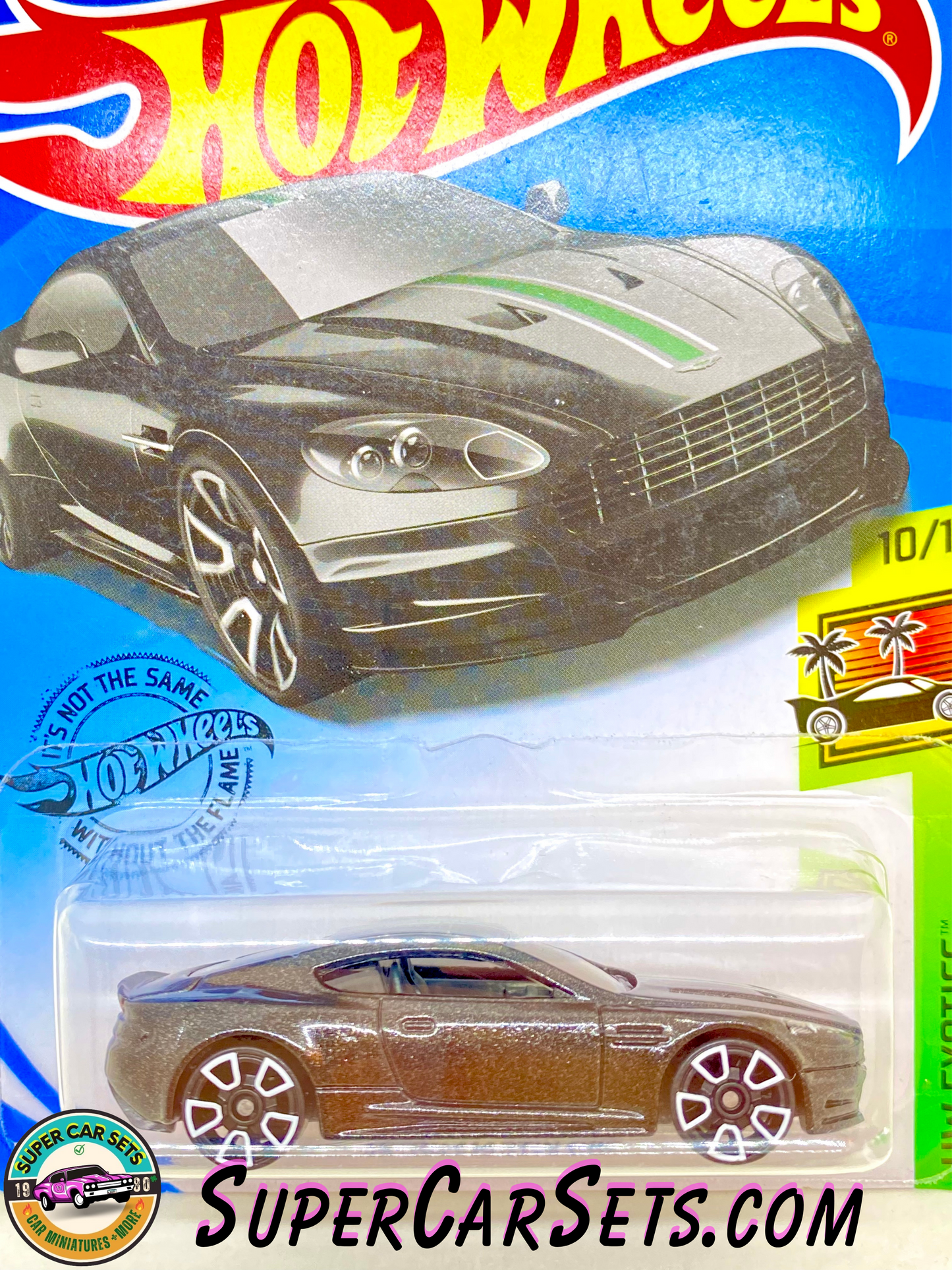 Aston Martin DBS (card slightly bent) - Hot Wheels HW Exotics - 2019 (10/10) (224/250)