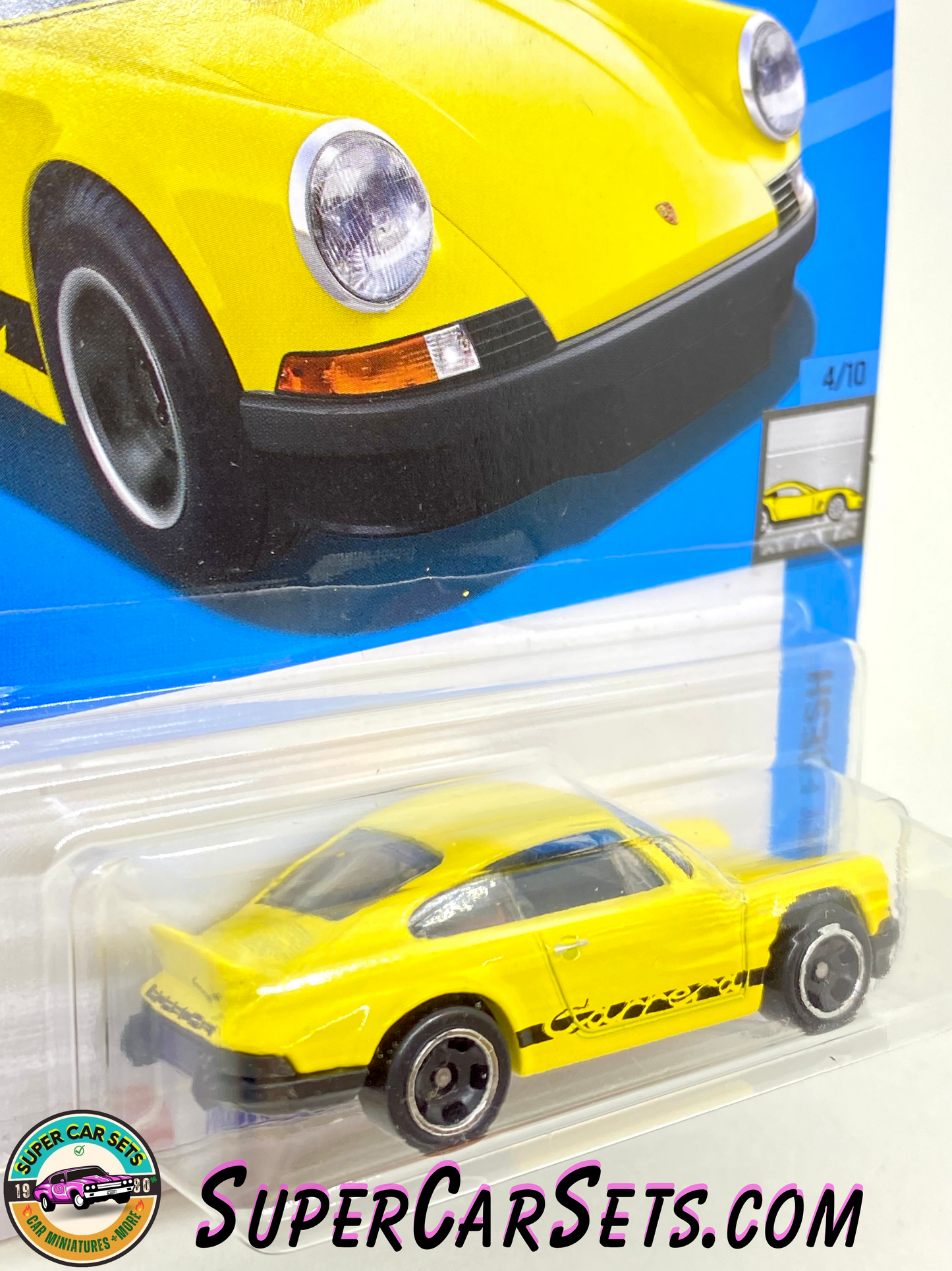 Porsche 911 Carrera RS 2.7 (yellow colour) - Hot Wheels Factory Fresh 2024 (4/10) (46/250)