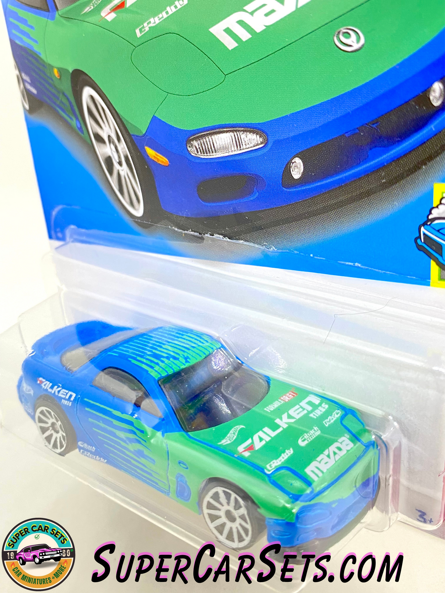 95 Mazda RX-7 ("Falken Tires” on the hood) - Hot Wheels HW Drift - 2022 (2/5) (177/250)