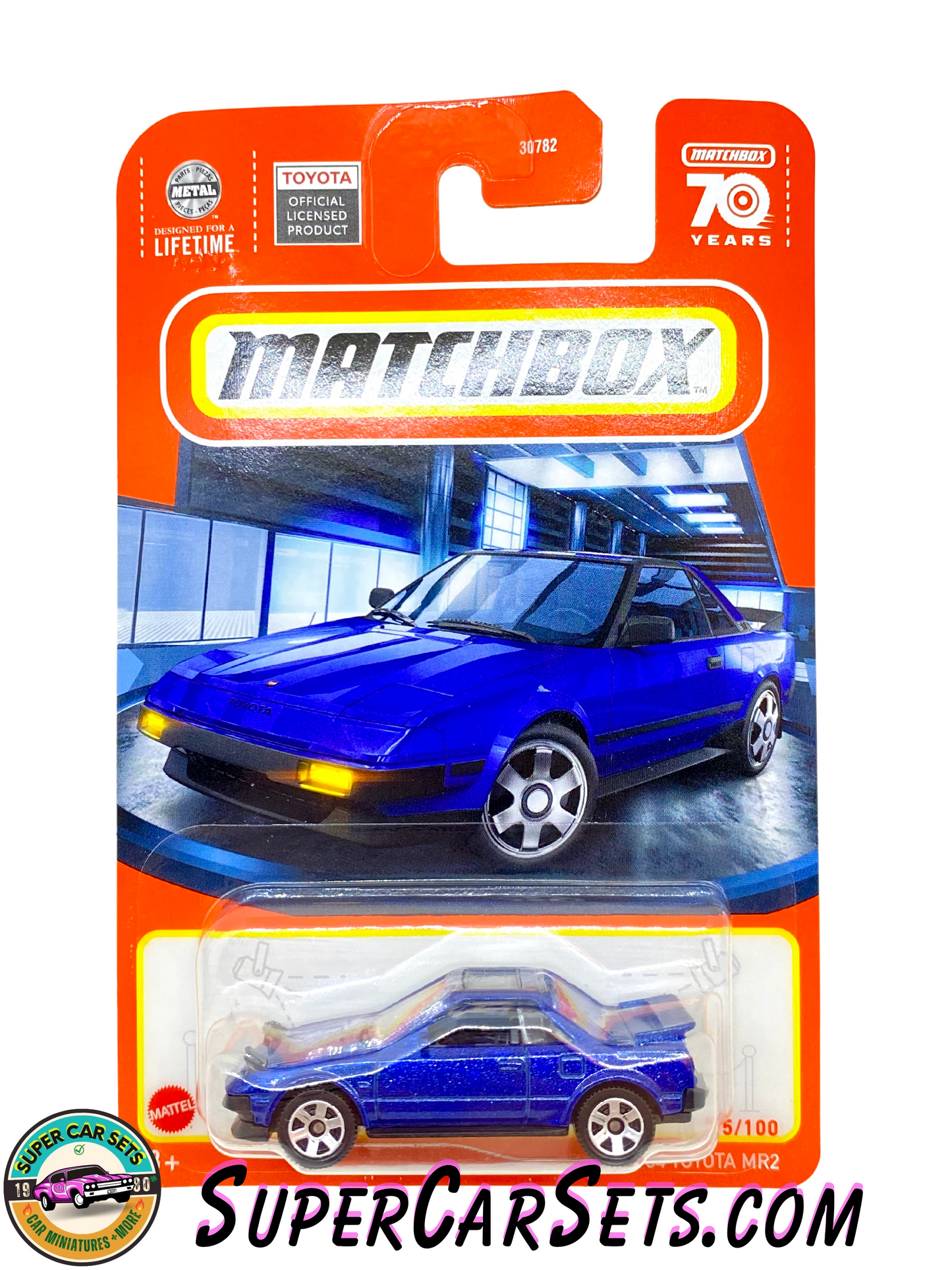 1984 Toyota MR2 (blue colour) (95/100) - Matchbox