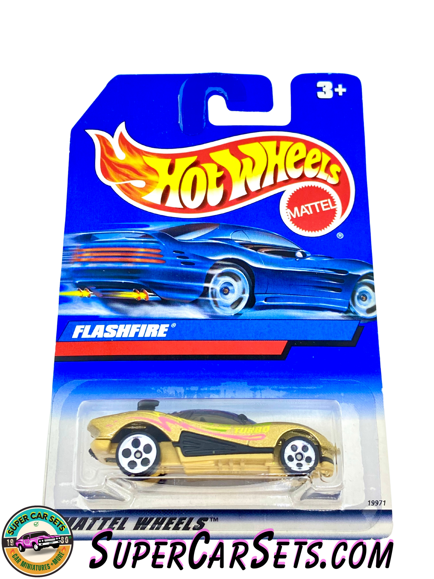 Flashfire (gold colour) (Year launched 1998) - Hot Wheels HW City 2015 (25/250) (#19971)