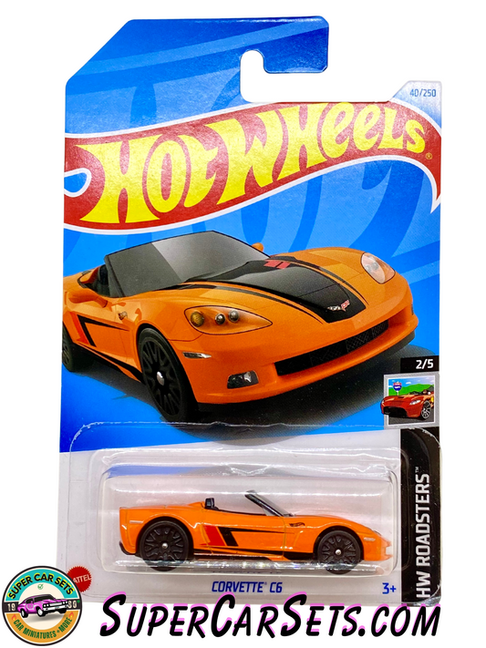 Corvette C6 (orange colour) - Hot Wheels HW Roadsters - 2024 (2/5) (40/250)