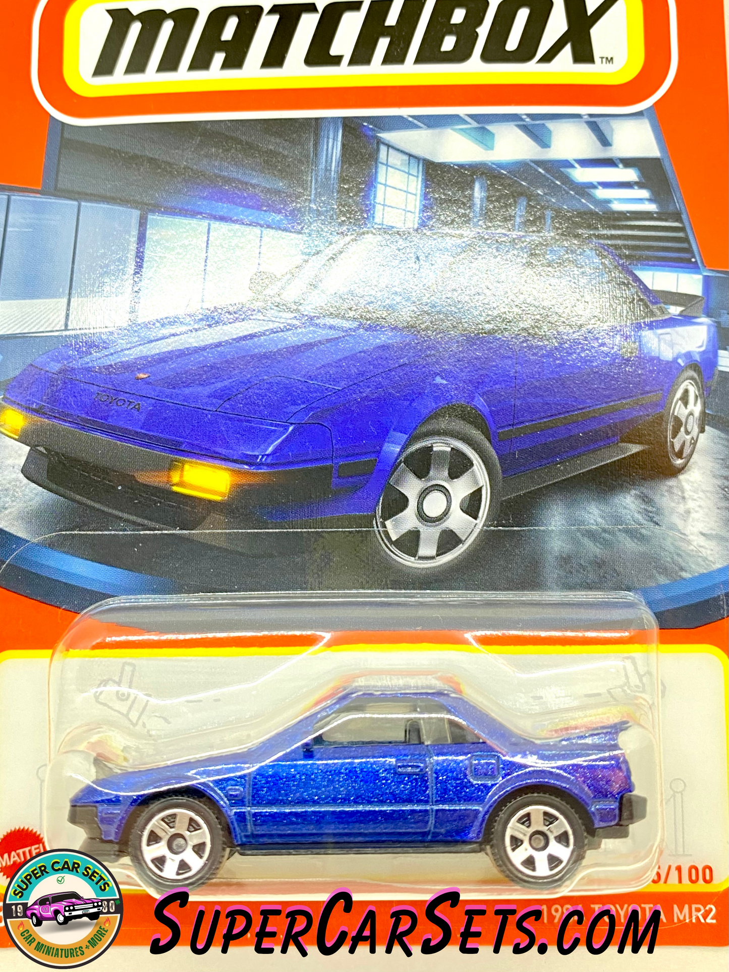 1984 Toyota MR2 (blue colour) (95/100) - Matchbox