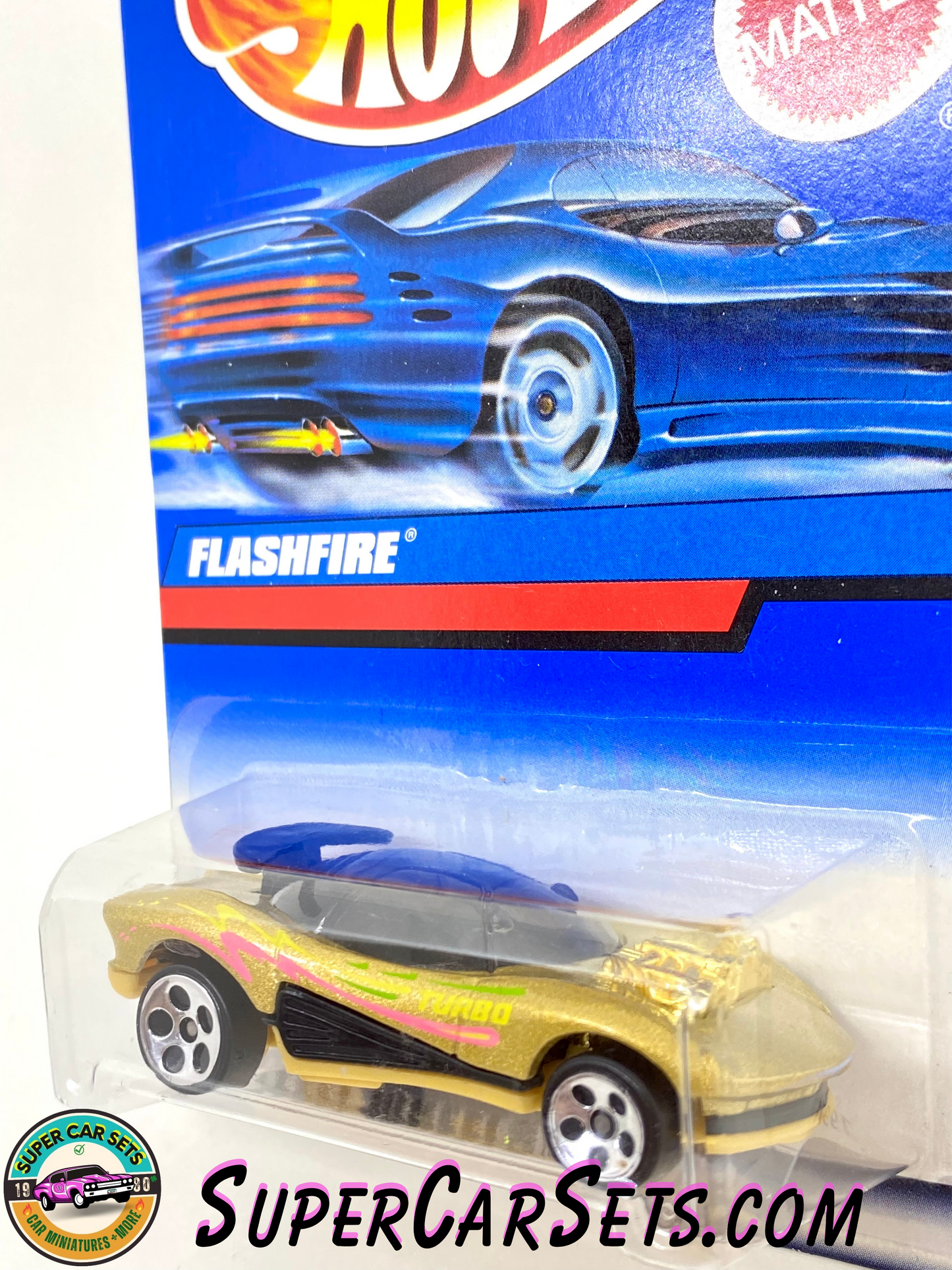 Flashfire (gold colour) (Year launched 1998) - Hot Wheels HW City 2015 (25/250) (#19971)