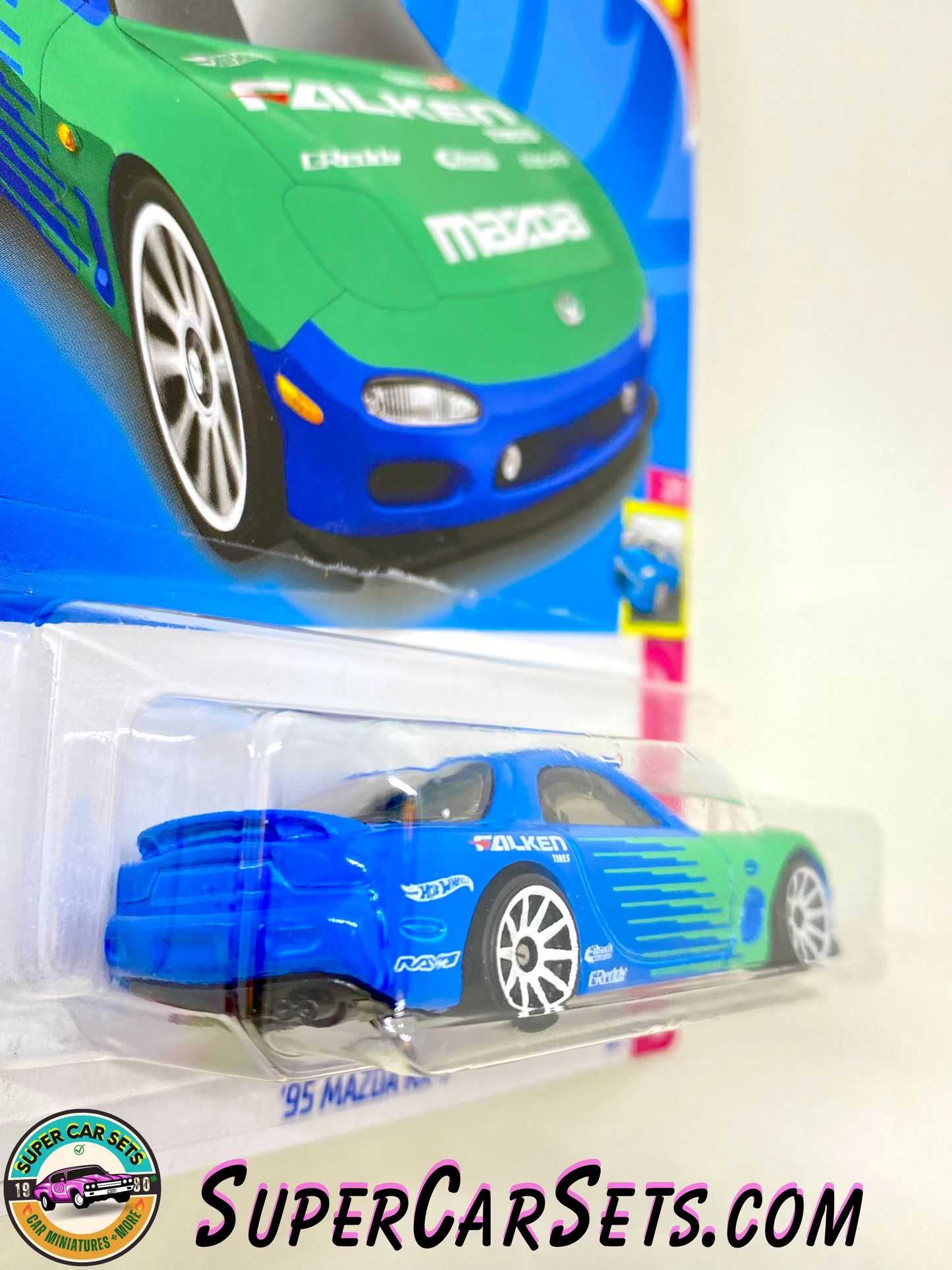 95 Mazda RX-7 ("Falken Tires” on the hood) - Hot Wheels HW Drift - 2022 (2/5) (177/250)