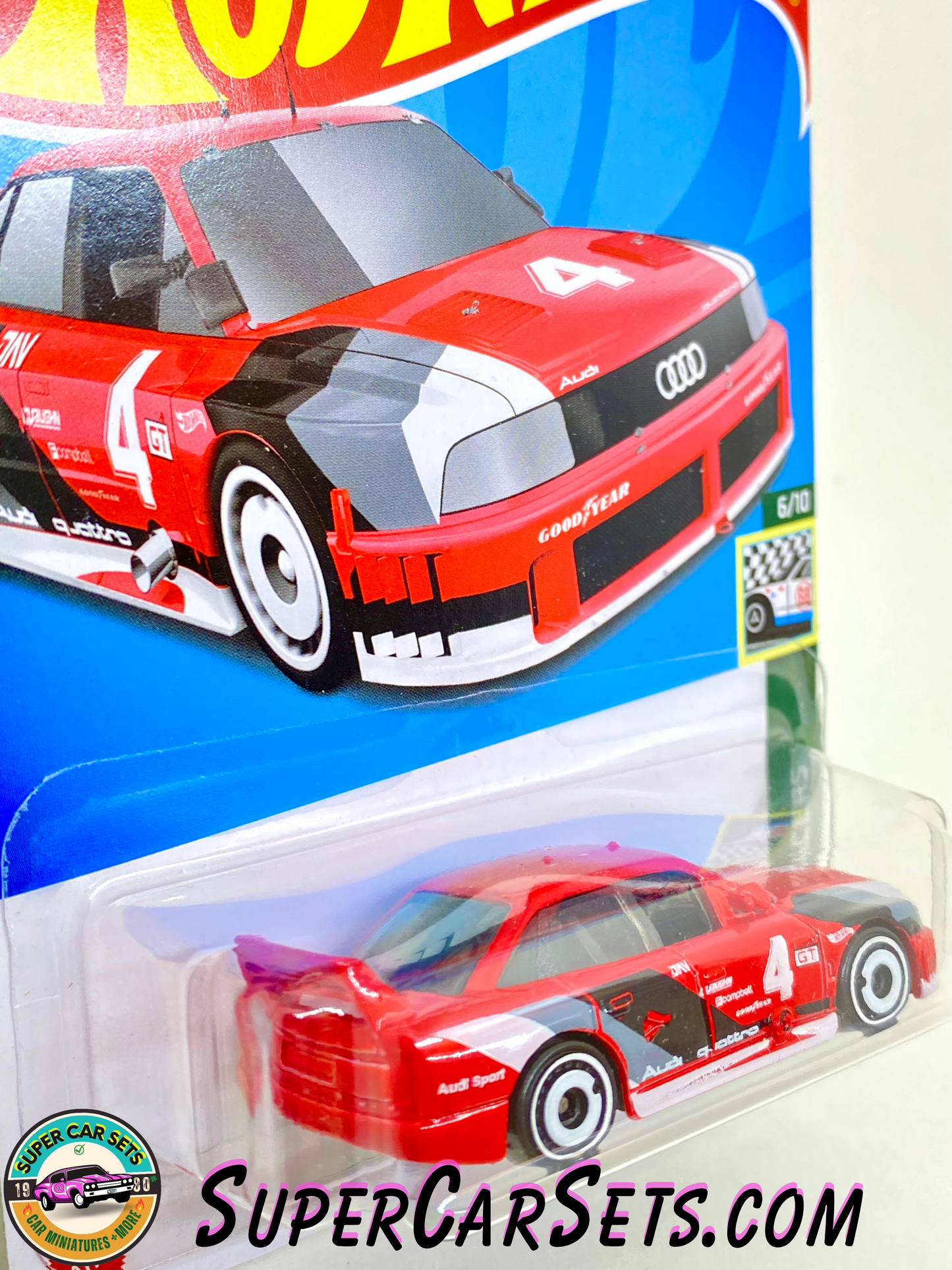 Audi ’90 Quattro (red colour) - Hot Wheels Retro Racers - 2023 (6/10) (77/250)