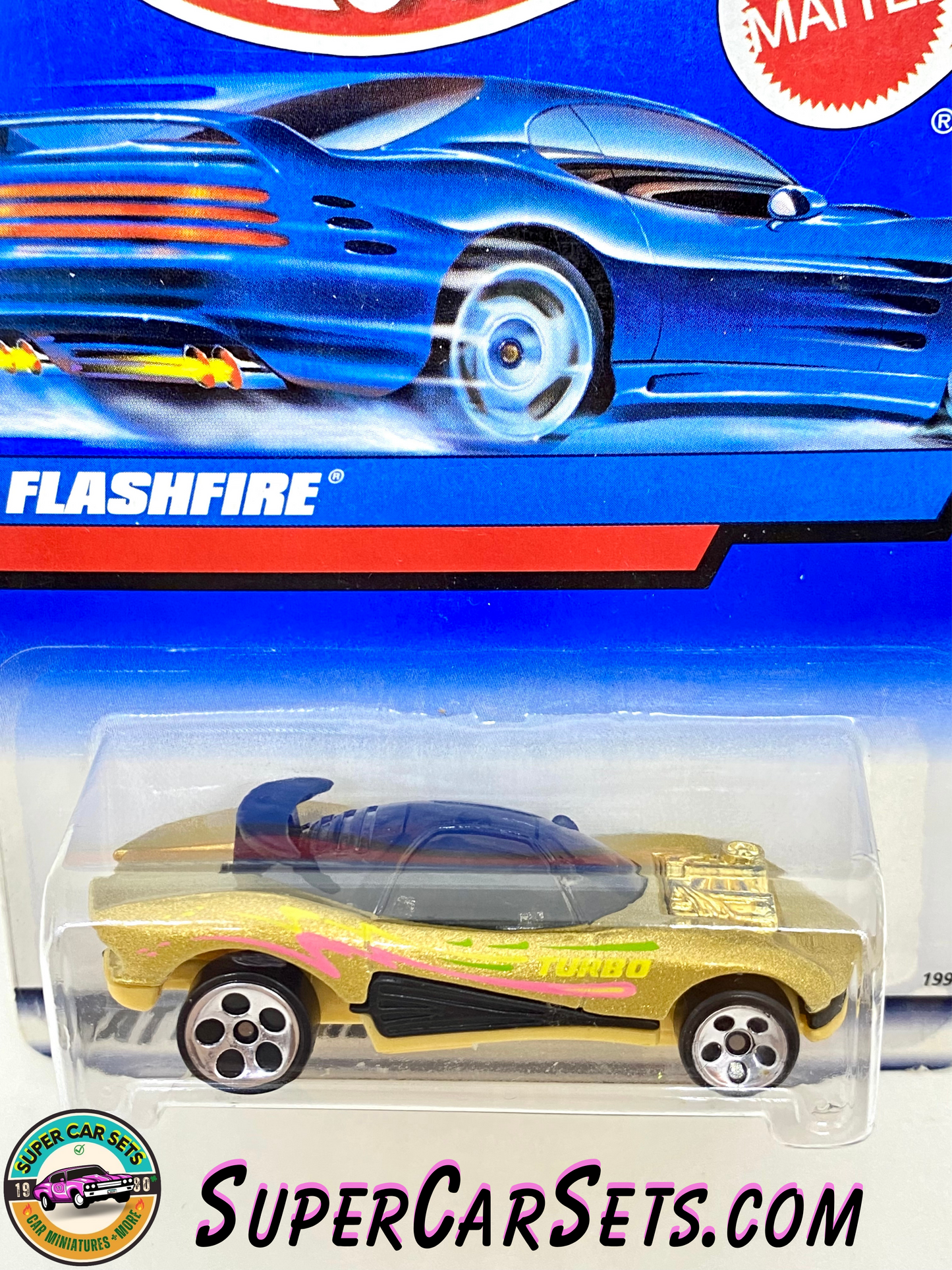 Flashfire (gold colour) (Year launched 1998) - Hot Wheels HW City 2015 (25/250) (#19971)