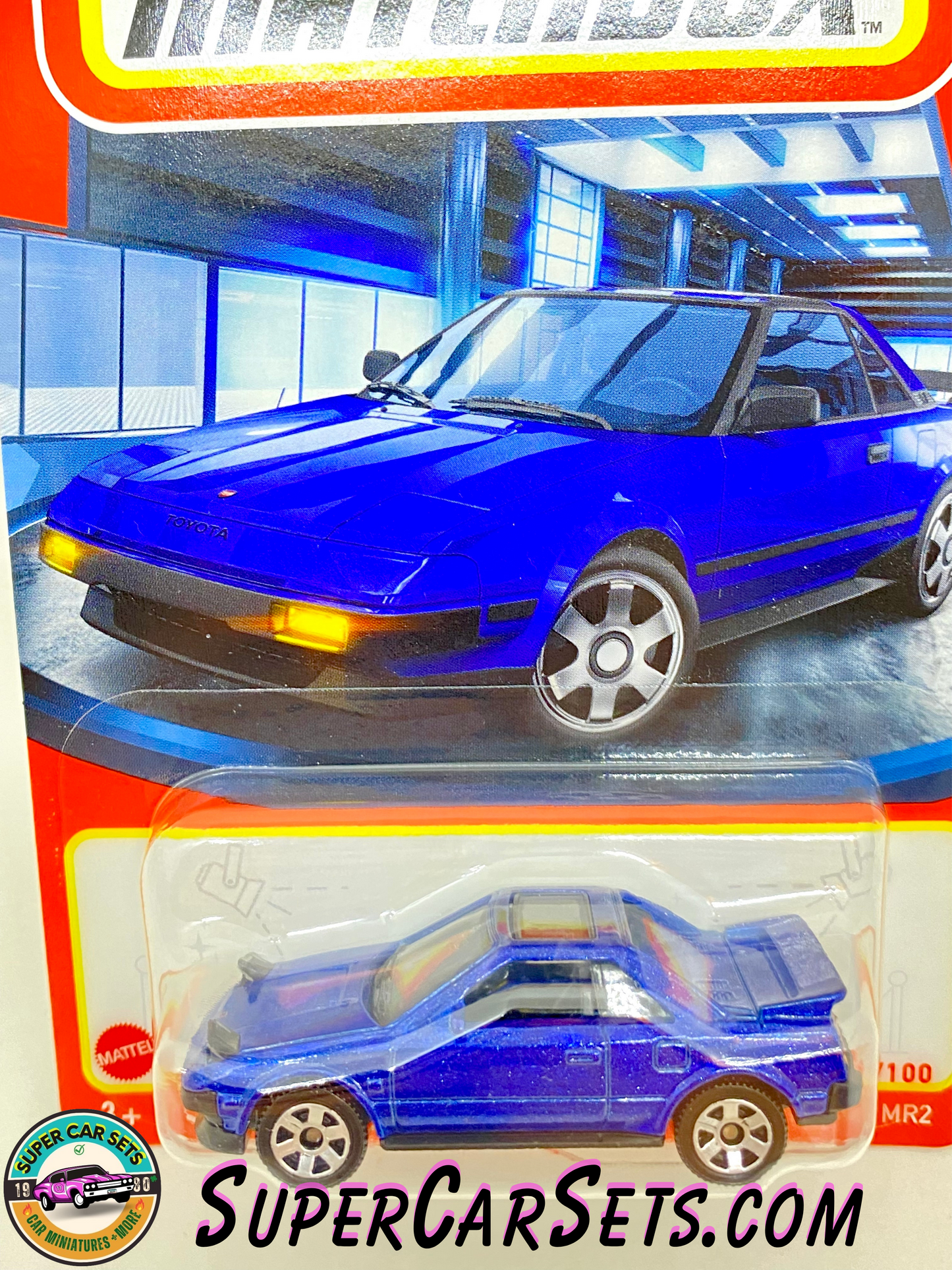 1984 Toyota MR2 (blue colour) (95/100) - Matchbox