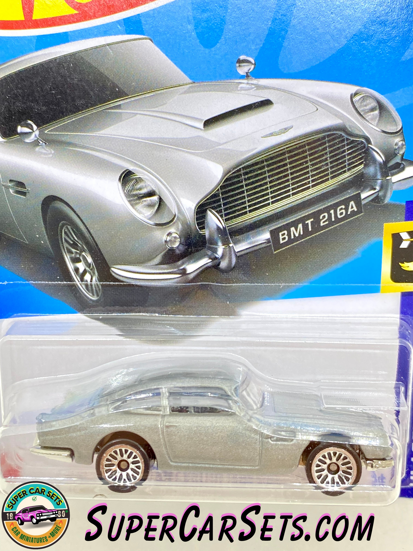 Aston Martin 1963 DB5 (Goldfinger Sixty Years) - Hot Wheels HW Screen Time - 2024 (7/10) (107/250)