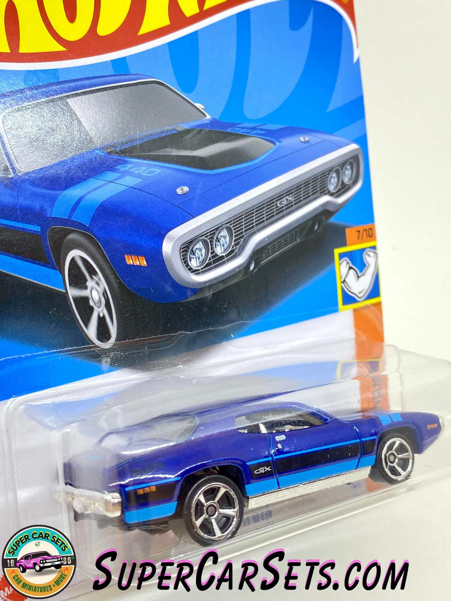 71 Plymouth GTX (blue colour) - Hot Wheels Muscle Mania - 2023 (7/10) (166/250)