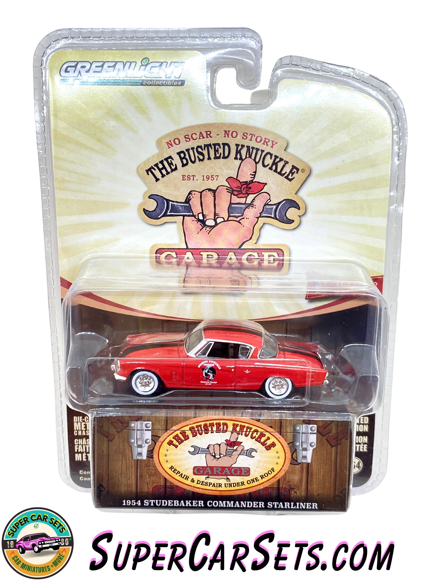 Busted Knuckle Garage - Series 2 - 1954 Studebaker Commander Starliner - made by Greenlight