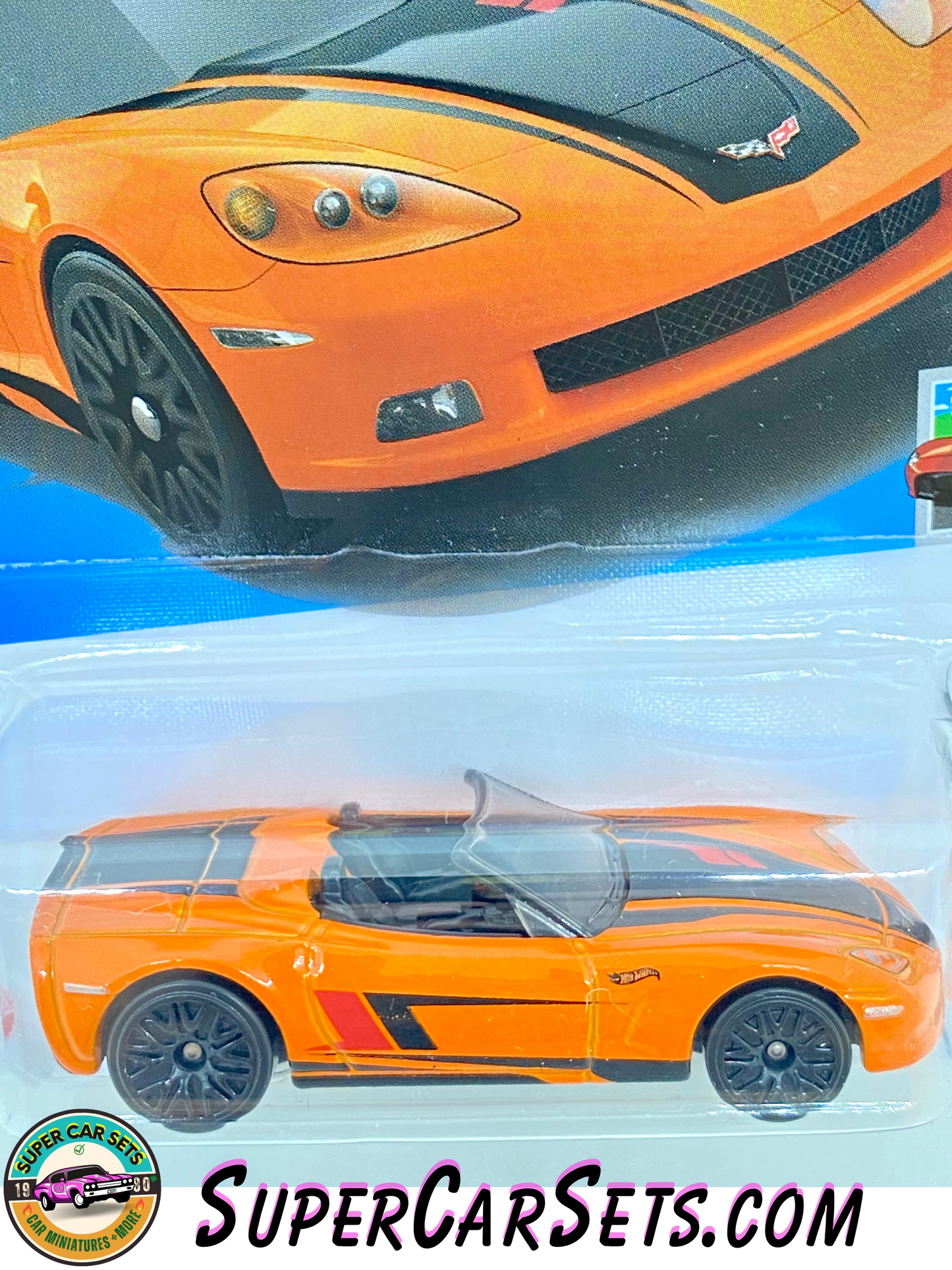 Corvette C6 (orange colour) - Hot Wheels HW Roadsters - 2024 (2/5) (40/250)