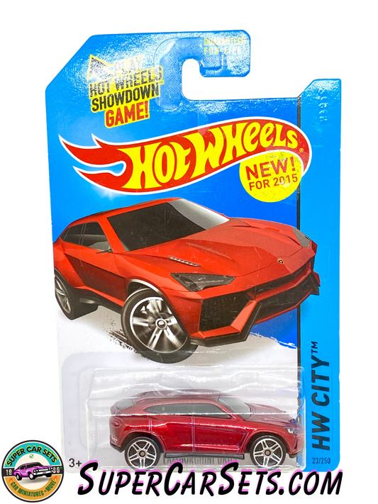 Lamborghini Urus (red colour) - Hot Wheels HW City - 2015 (23/250)