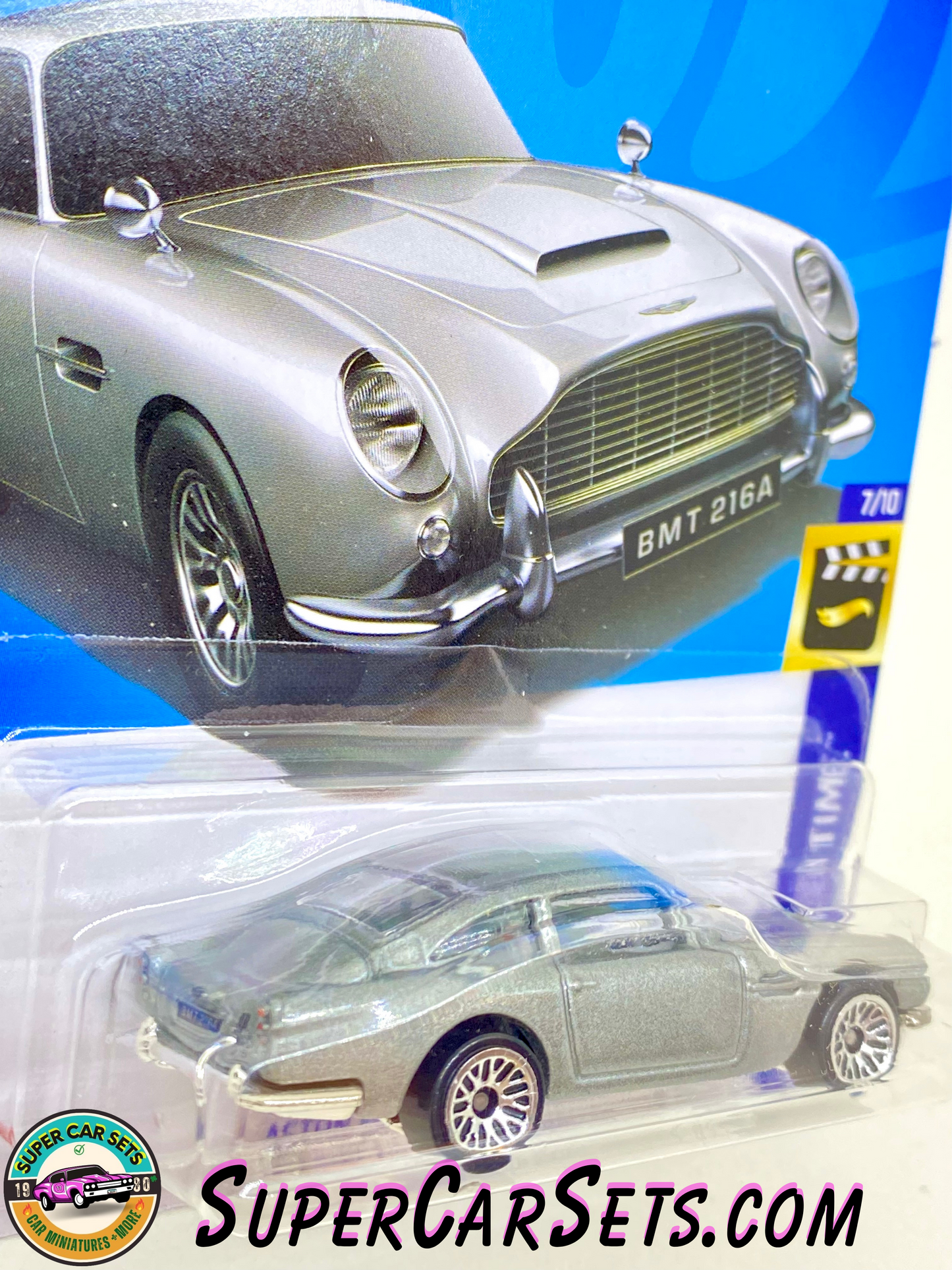 Aston Martin 1963 DB5 (Goldfinger Sixty Years) - Hot Wheels HW Screen Time - 2024 (7/10) (107/250)