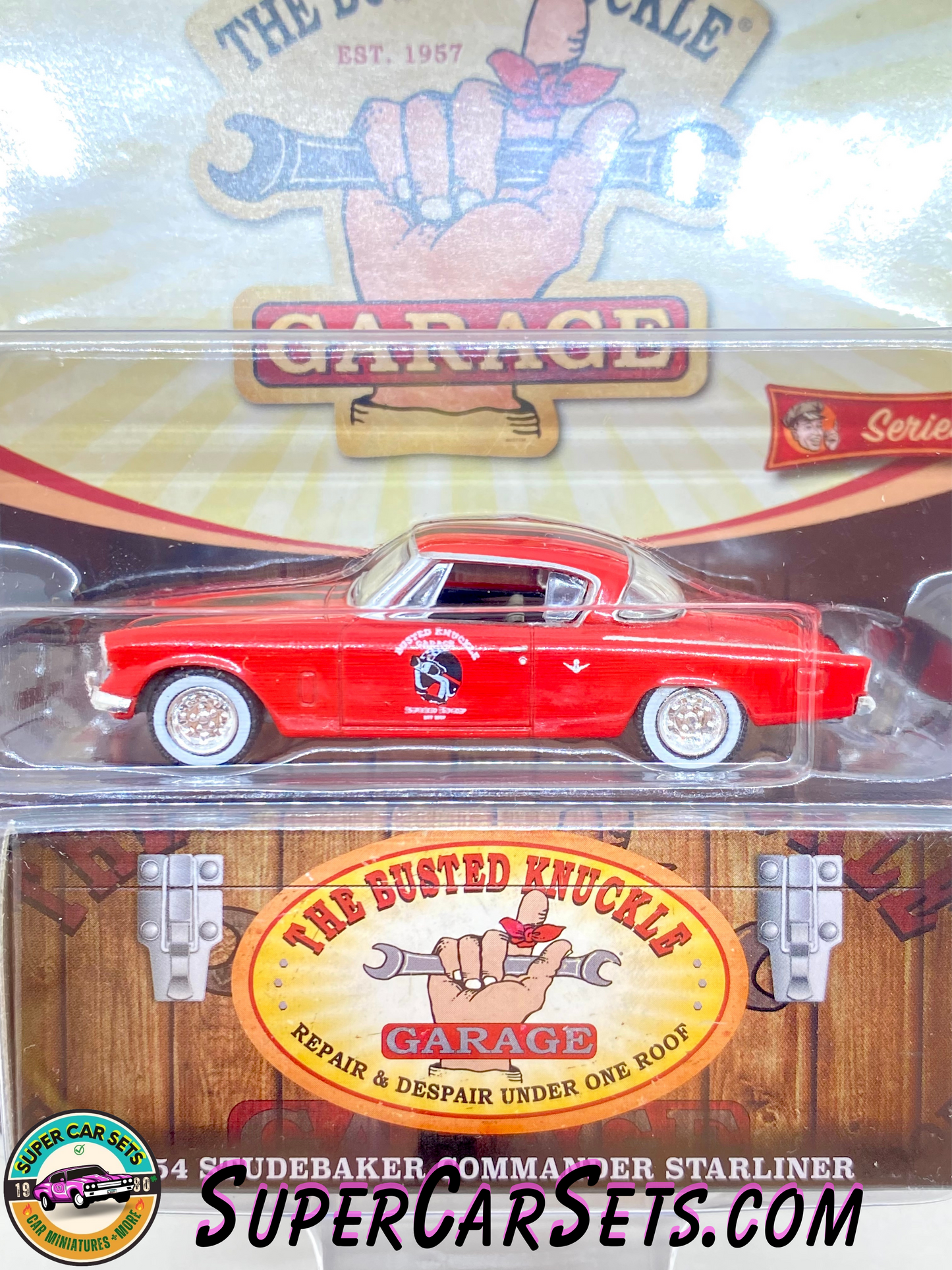 Busted Knuckle Garage - Series 2 - 1954 Studebaker Commander Starliner - made by Greenlight