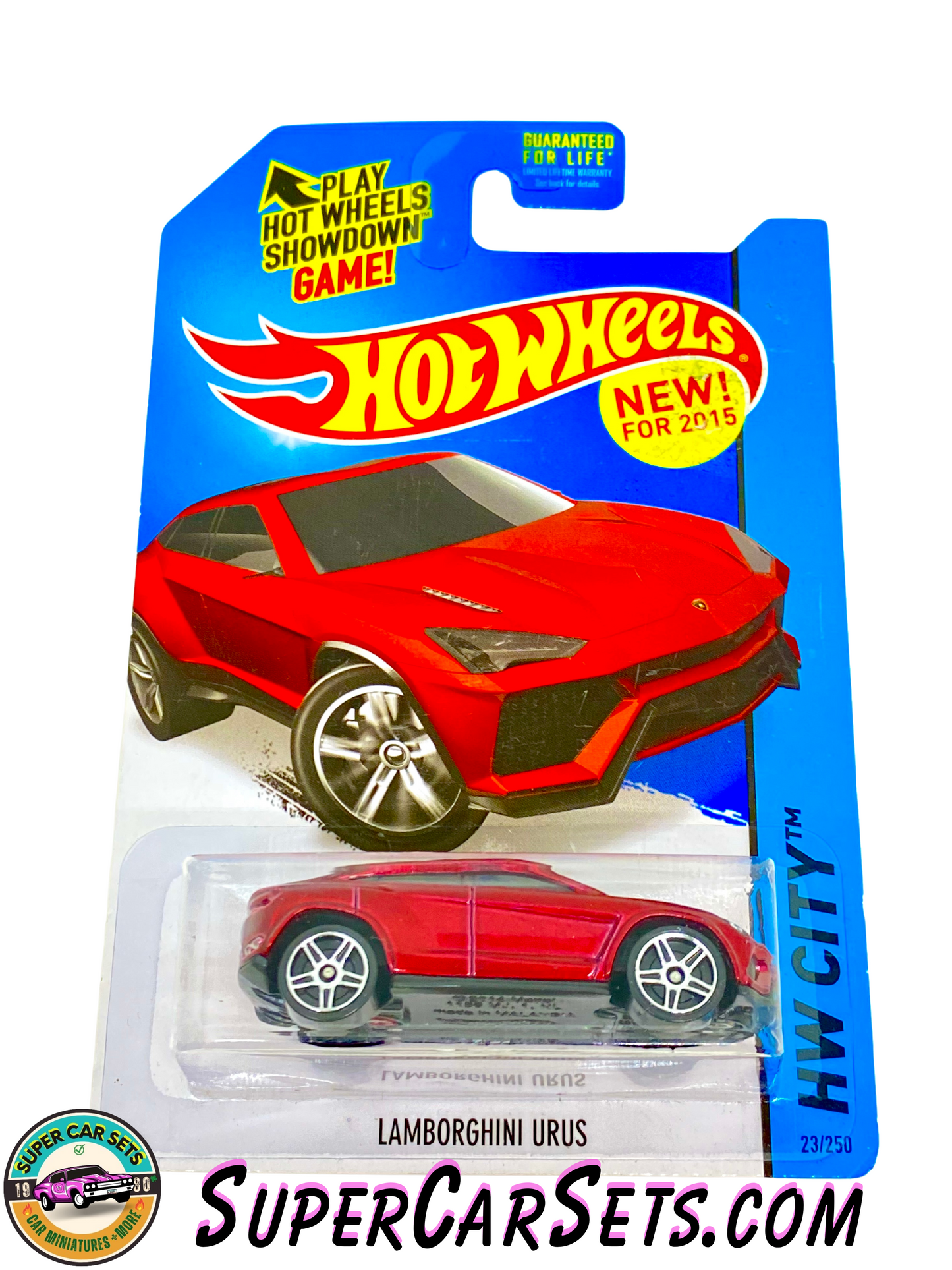 Lamborghini Urus (red colour) - Hot Wheels HW City - 2015 (23/250)