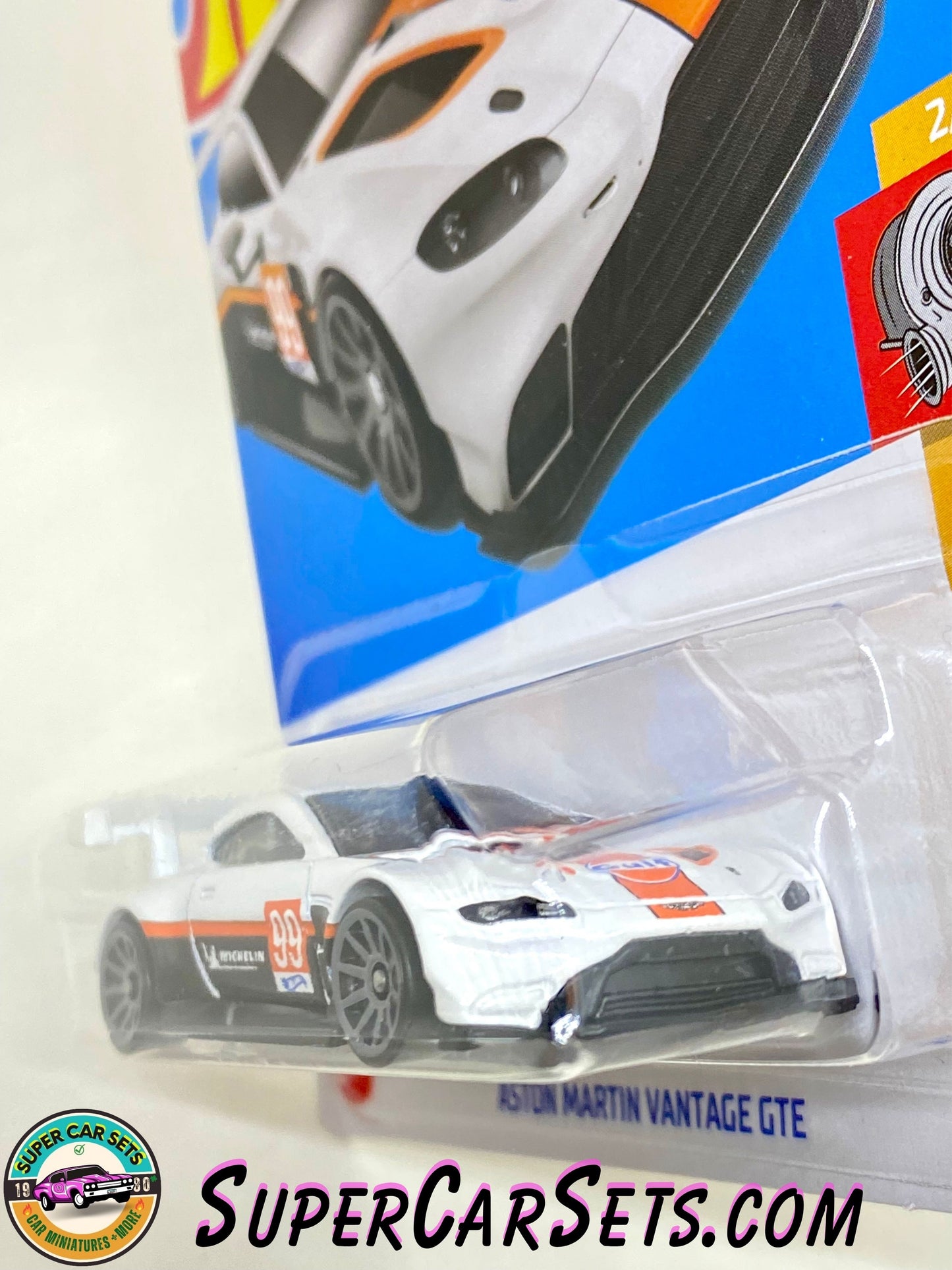 Aston Martin Vantage GTE (white colour) - Hot Wheels HW Turbo - 2023 (2/5) (98/250)