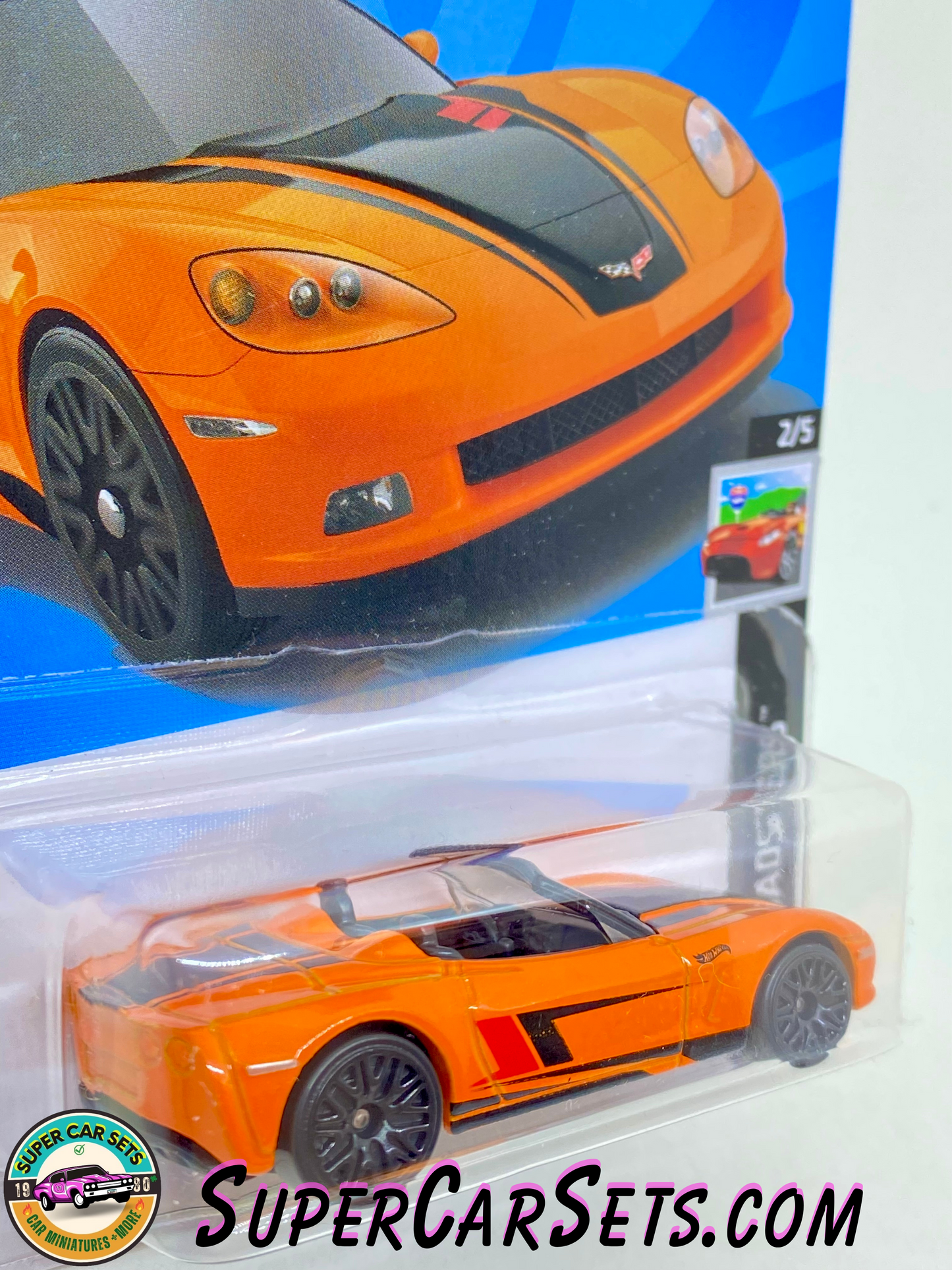 Corvette C6 (orange colour) - Hot Wheels HW Roadsters - 2024 (2/5) (40/250)