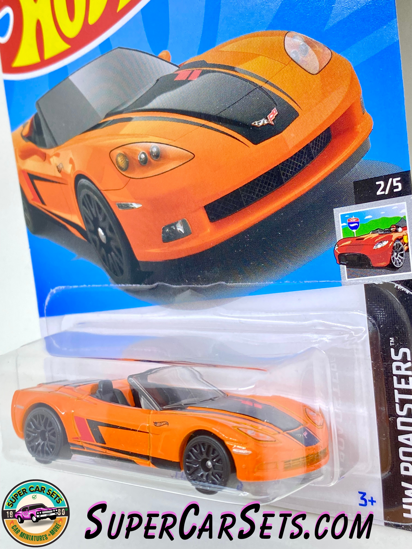 Corvette C6 (orange colour) - Hot Wheels HW Roadsters - 2024 (2/5) (40/250)