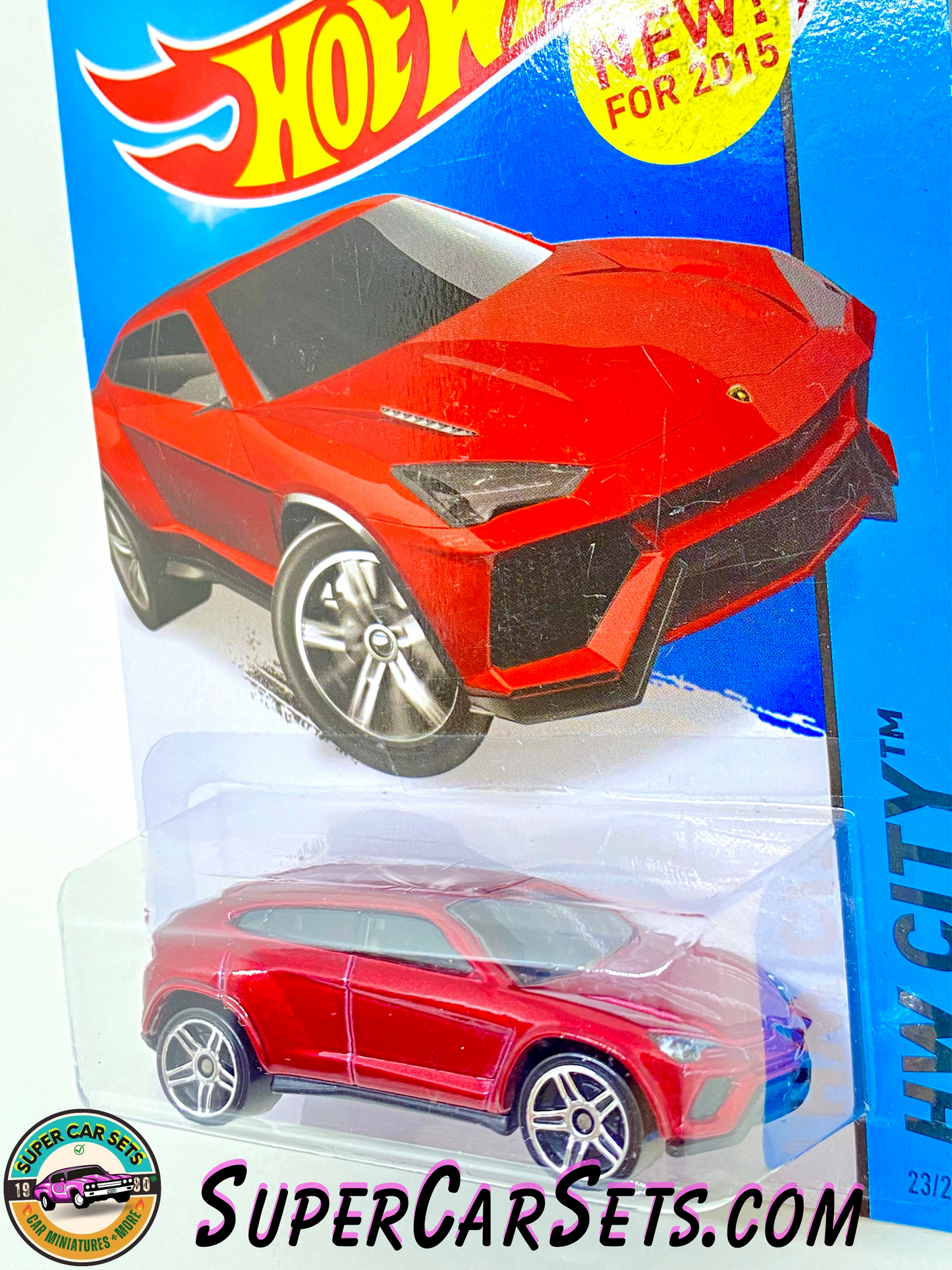 Lamborghini Urus (red colour) - Hot Wheels HW City - 2015 (23/250)