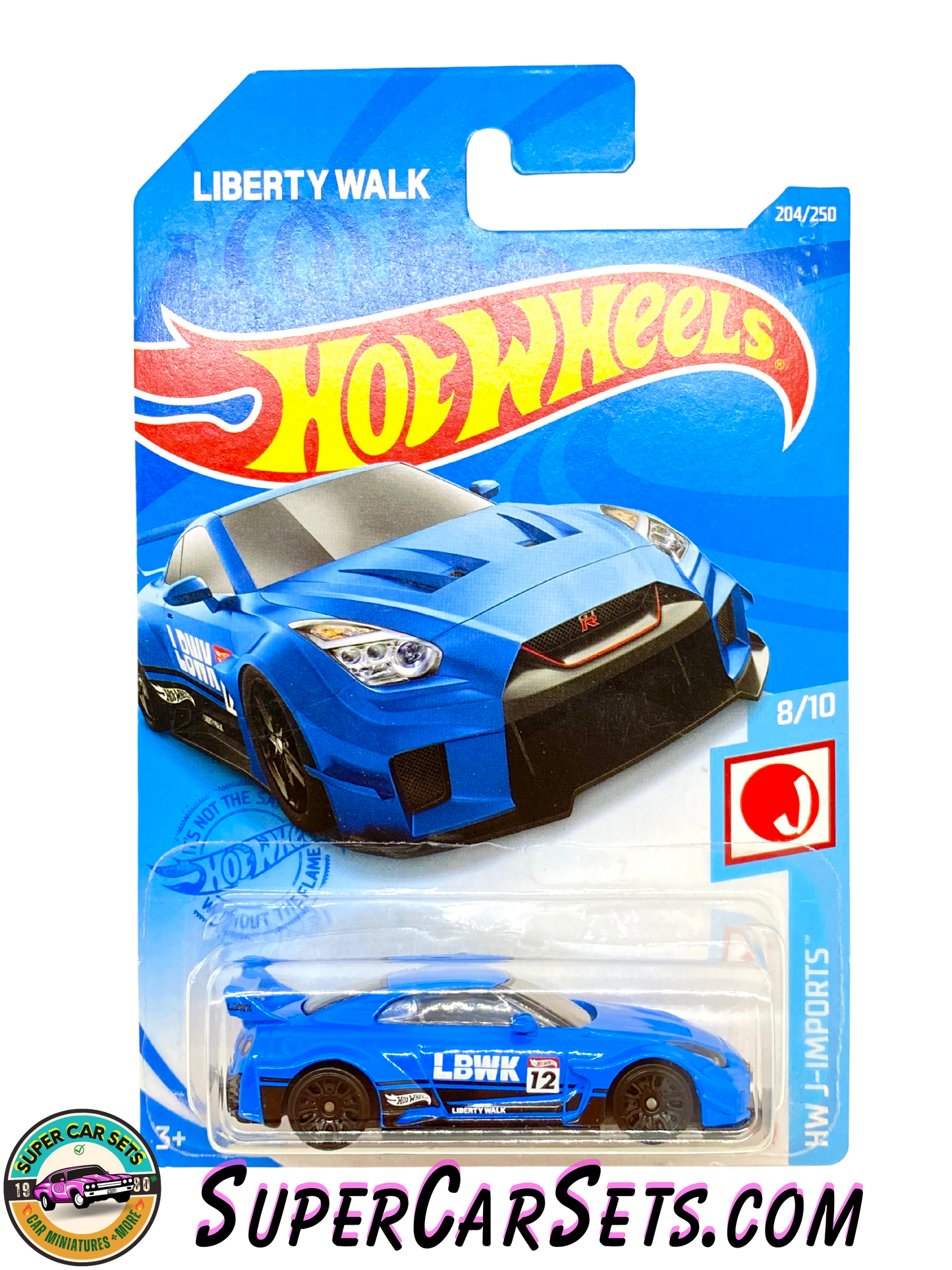 LB-Silhouette Works GT Nissan 35GT-RR Ver.2 (blue colour) - Hot Wheels HW J-Imports - 2021 (8/10) (204/250)