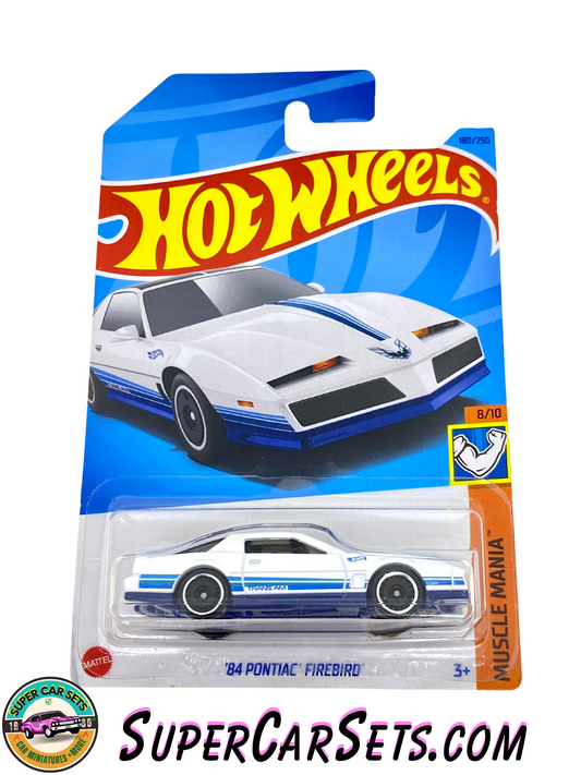 84 Pontiac Firebird (white colour) - Muscle Mania - 2023 (8/10) (180/250)