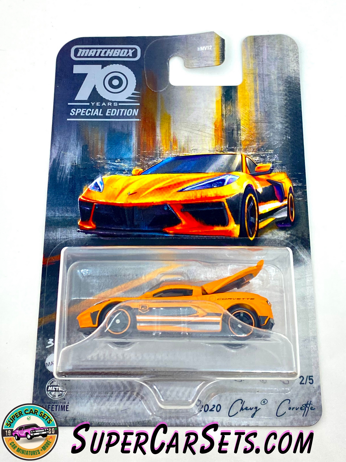 2020 Chevy Corvette (2/5) Matchbox Moving Parts 70 Years