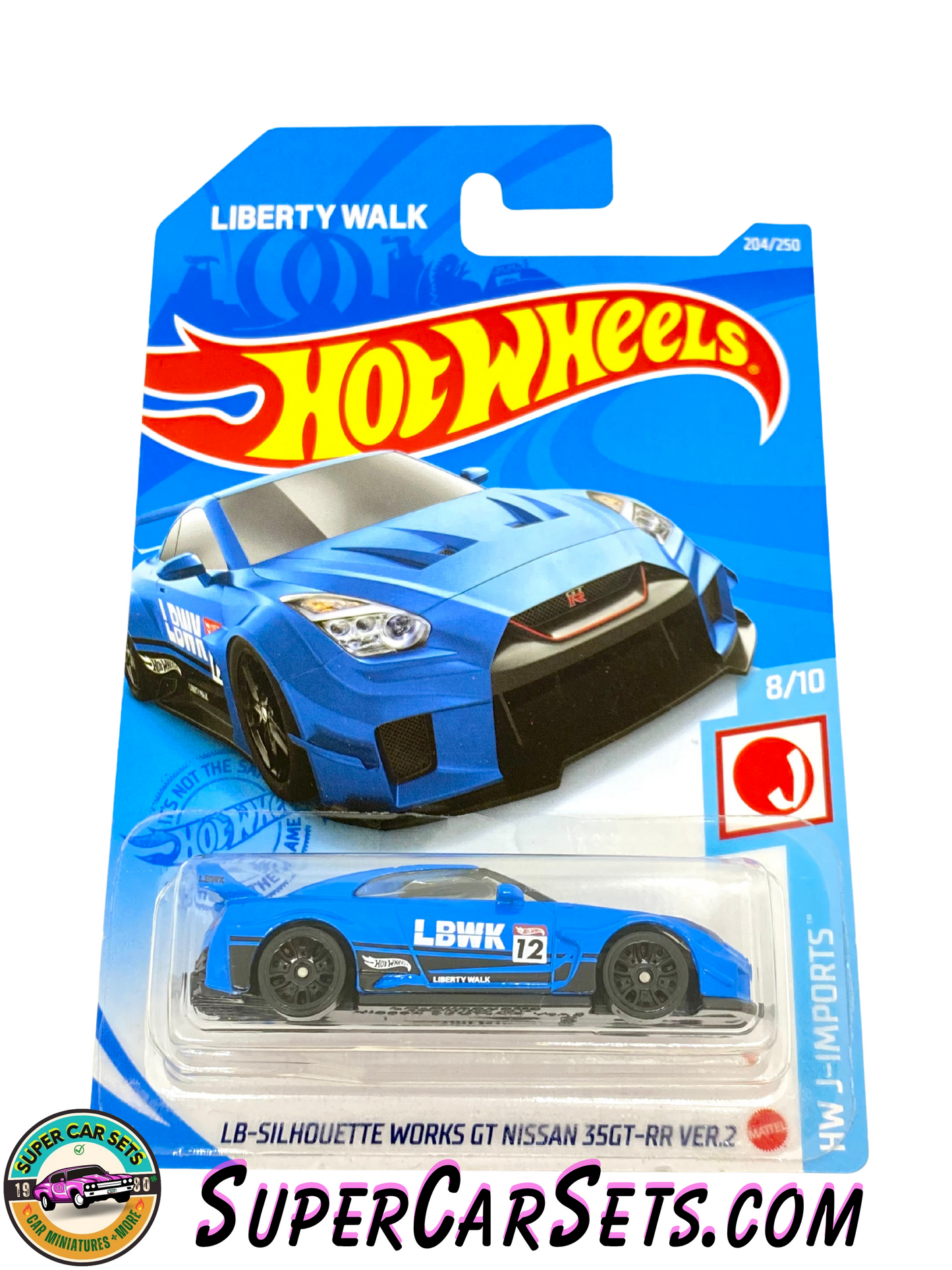 LB-Silhouette Works GT Nissan 35GT-RR Ver.2 (blue colour) - Hot Wheels HW J-Imports - 2021 (8/10) (204/250)