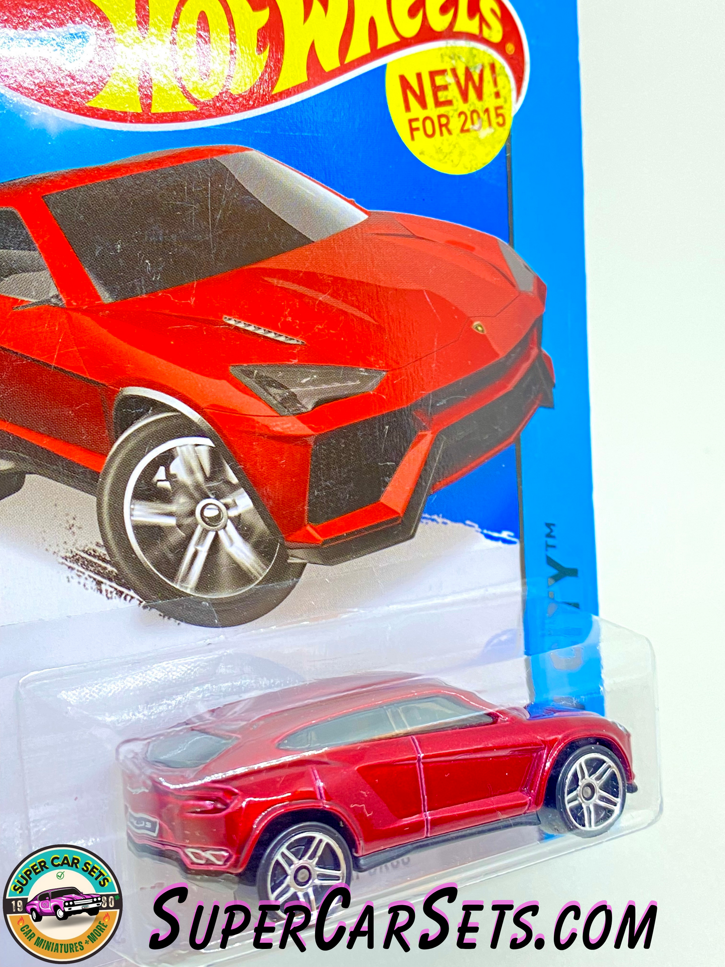 Lamborghini Urus (red colour) - Hot Wheels HW City - 2015 (23/250)