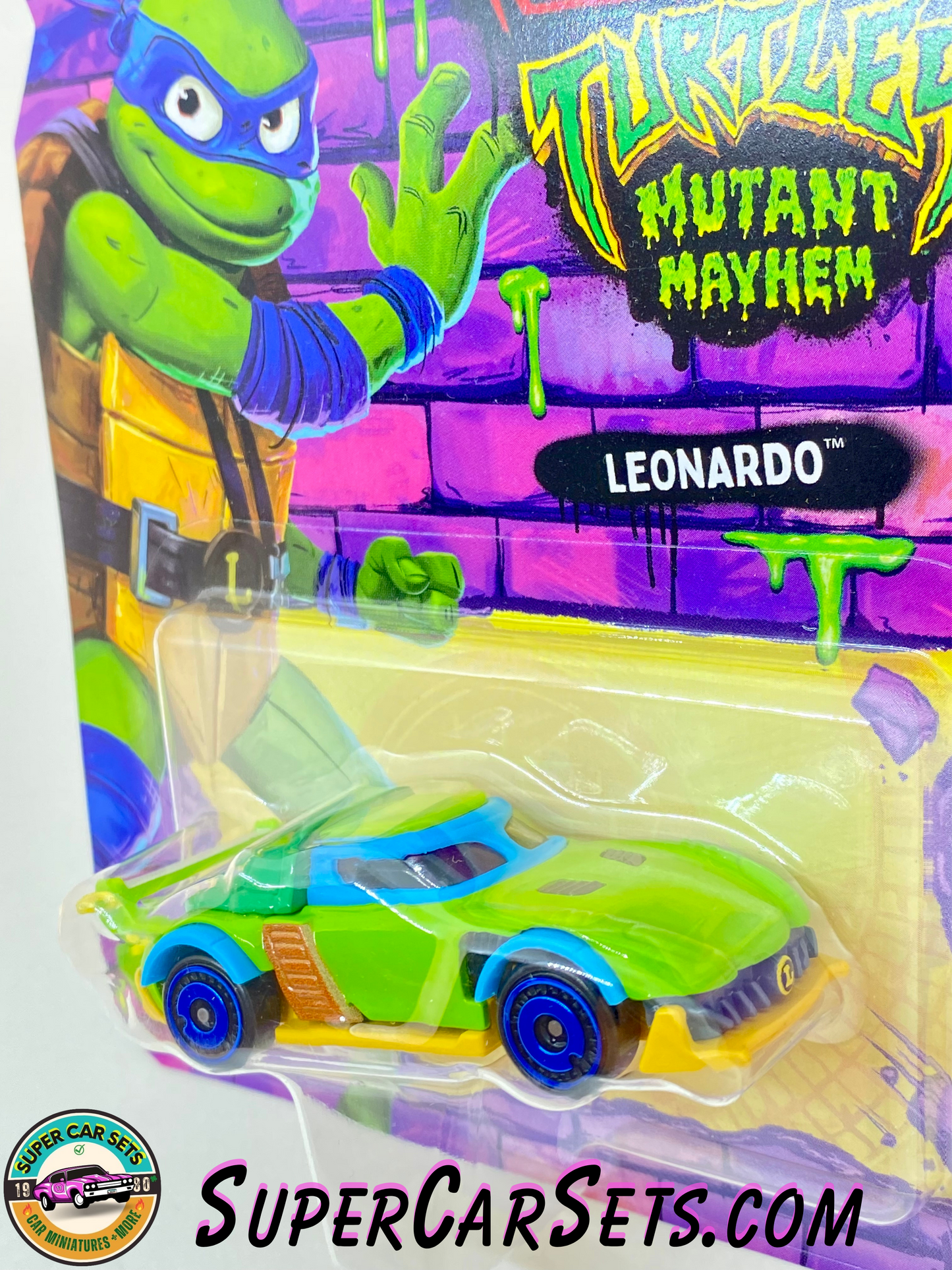 Leonardo - Teenage Mutant Ninja Turtles - Mutant Mayhem (Nickelodeon) - Hot Wheels Character Cars