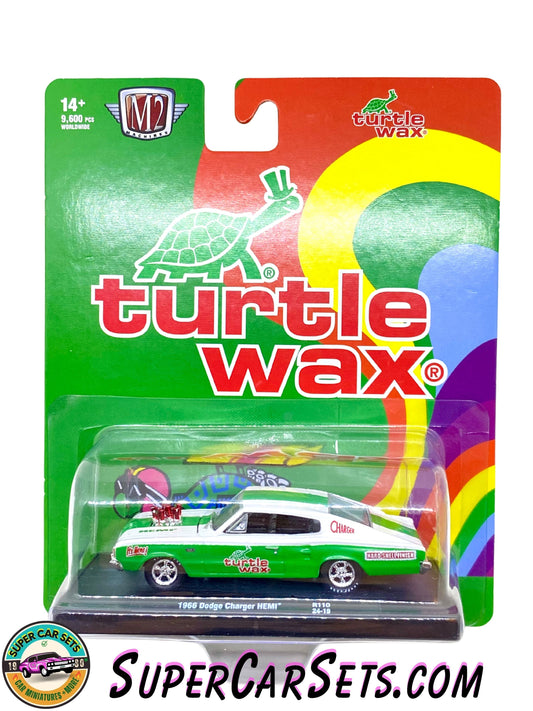 Turtle Wax - 1966 Dodge Charger HEMI (green and white colour) by M2 Machines