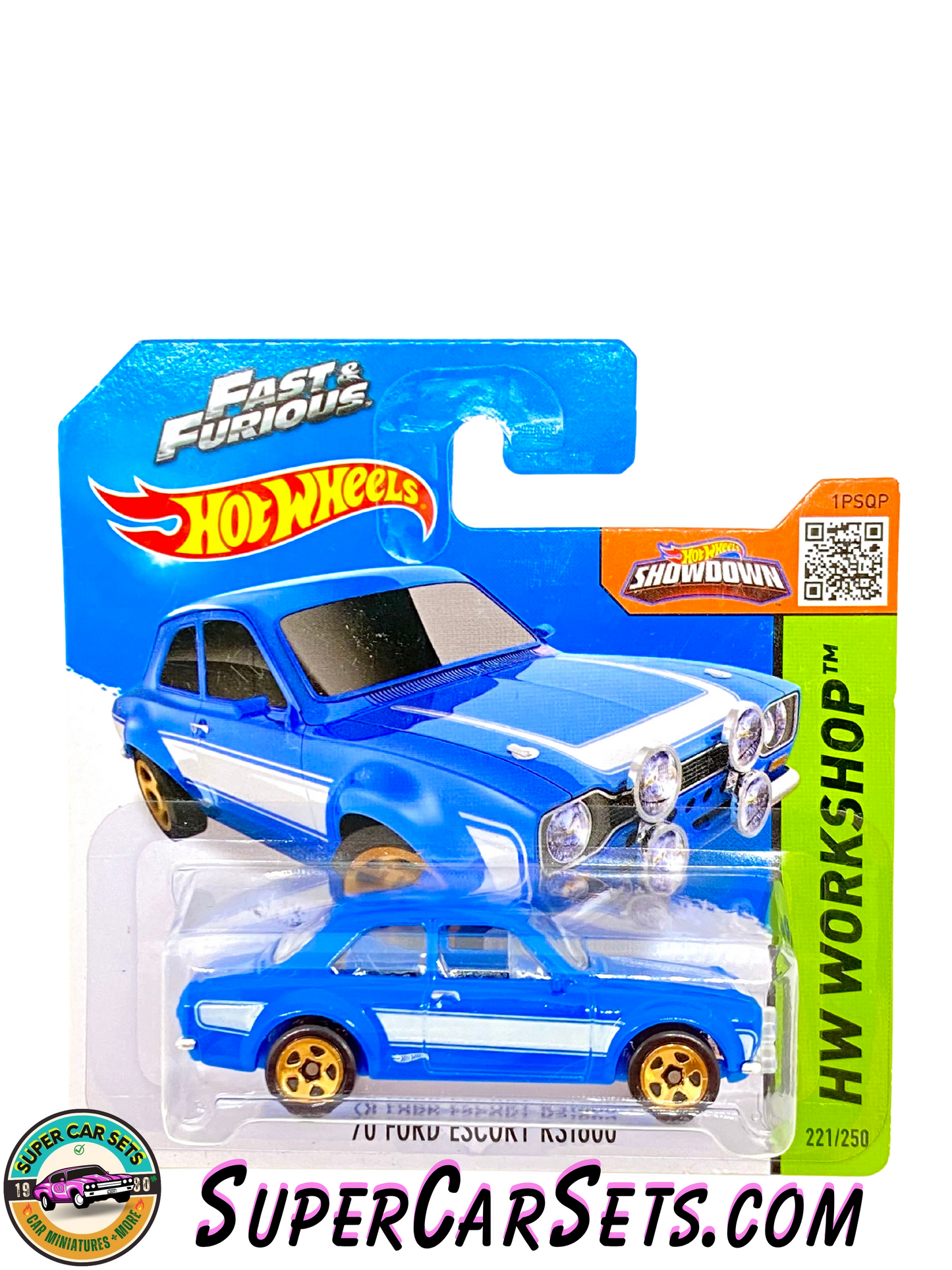 70 Ford Escort RS1600 (Fast & Furious) (short card) - Hot Wheels HW Workshop 2015 (221/250)