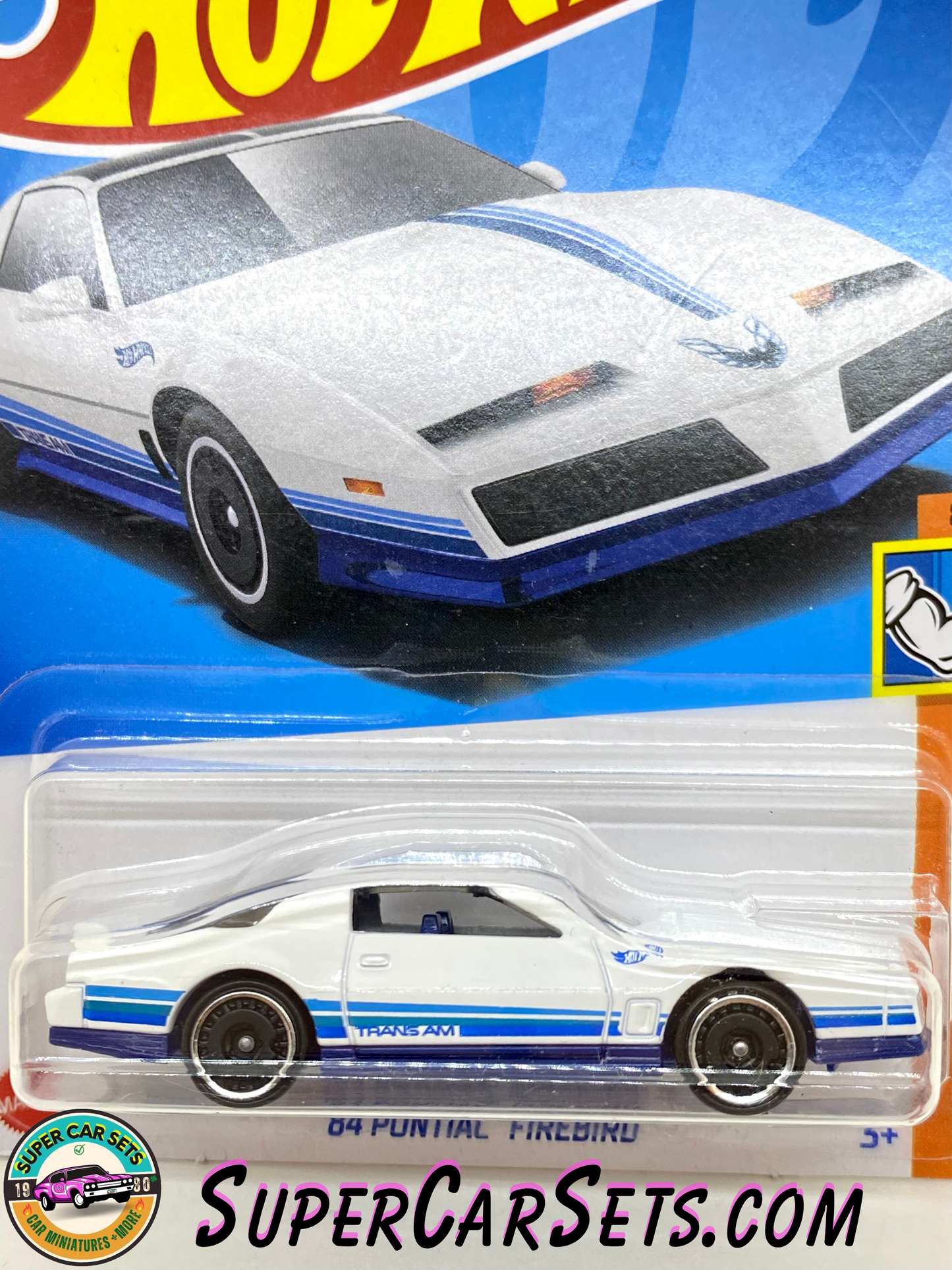 84 Pontiac Firebird (white colour) - Muscle Mania - 2023 (8/10) (180/250)