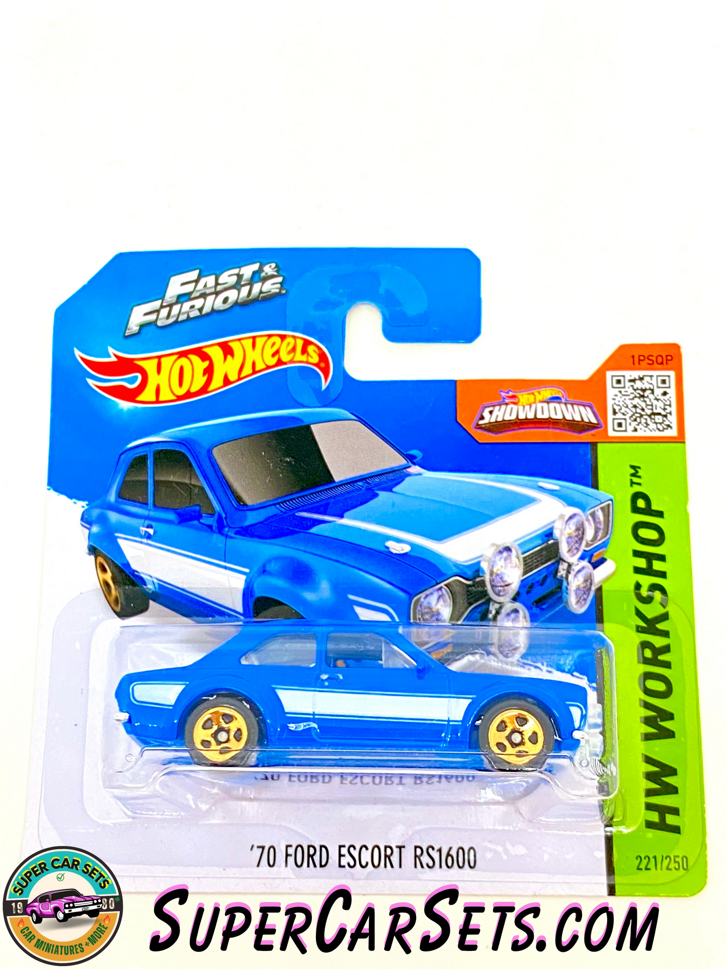 70 Ford Escort RS1600 (Fast & Furious) (short card) - Hot Wheels HW Workshop 2015 (221/250)