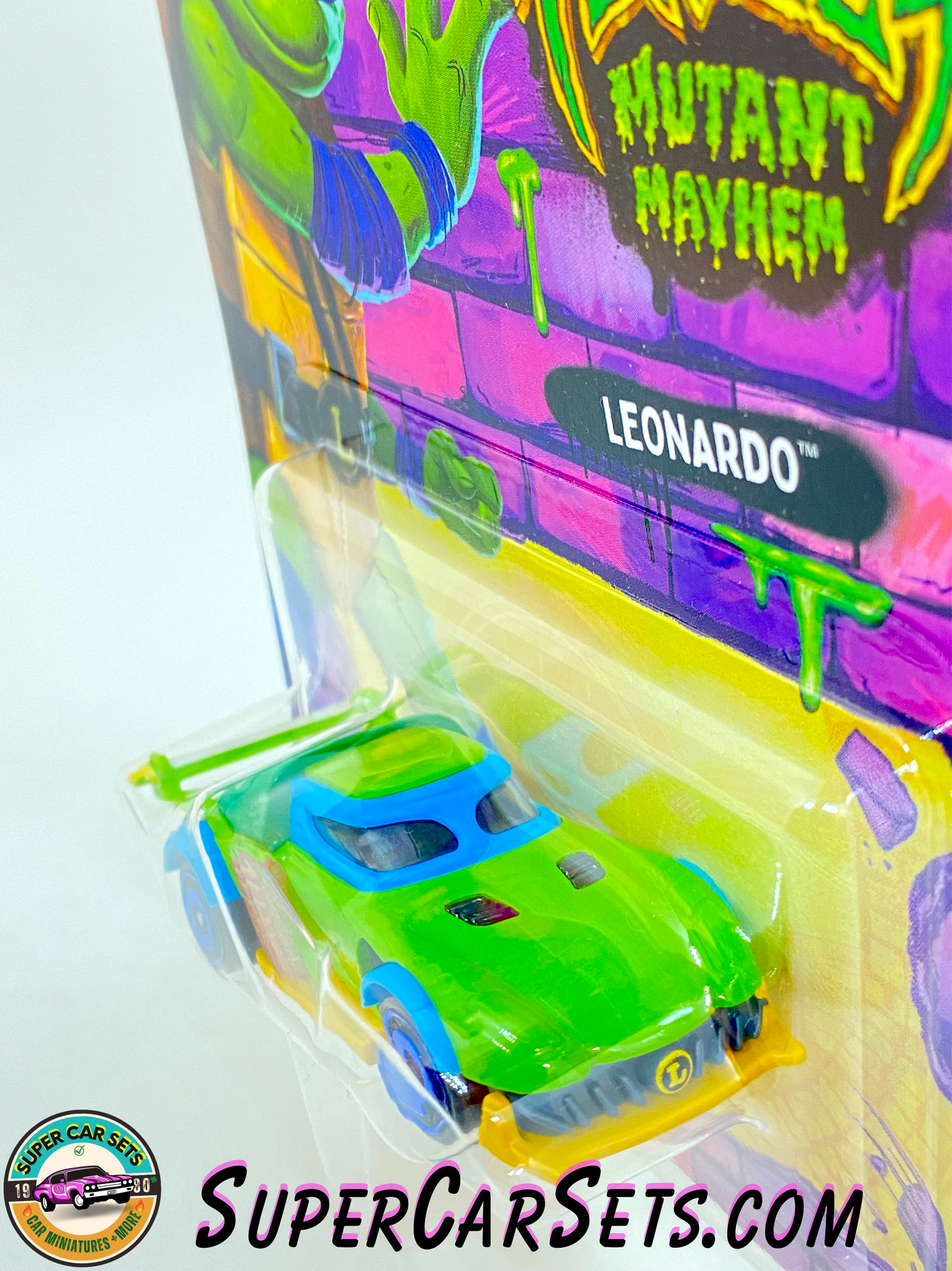 Leonardo - Teenage Mutant Ninja Turtles - Mutant Mayhem (Nickelodeon) - Hot Wheels Character Cars