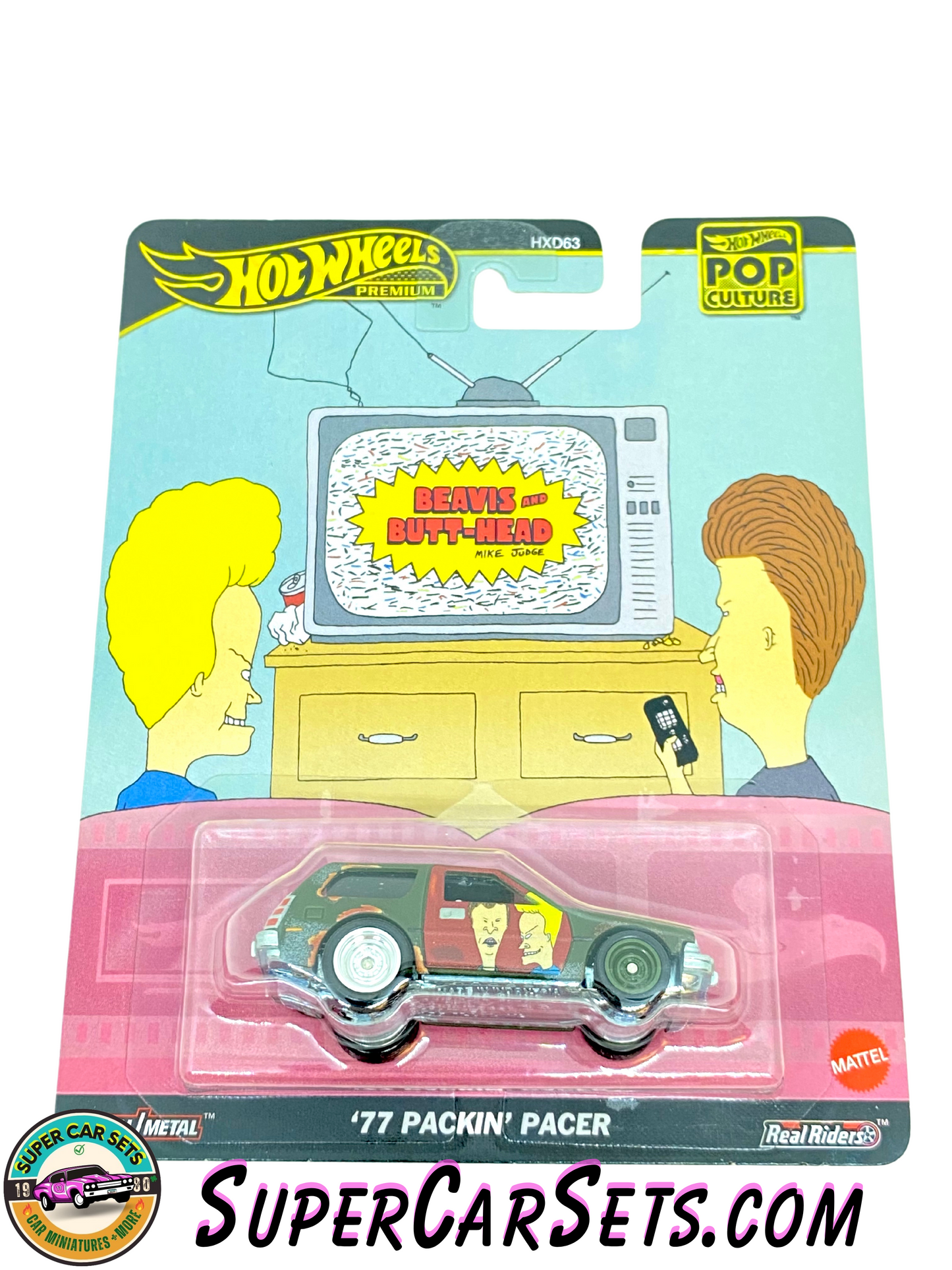 Beavis and Butt-Head - '77 Packin' Pacer - Hot Wheels Premium Pop Culture (card slithy bent)