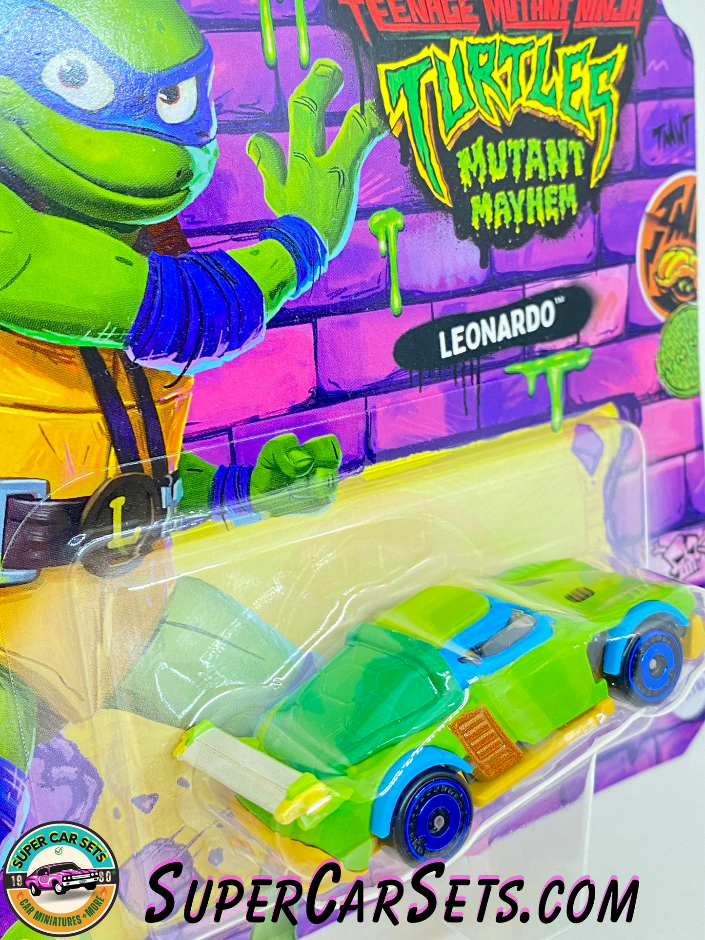 Leonardo - Teenage Mutant Ninja Turtles - Mutant Mayhem (Nickelodeon) - Hot Wheels Character Cars