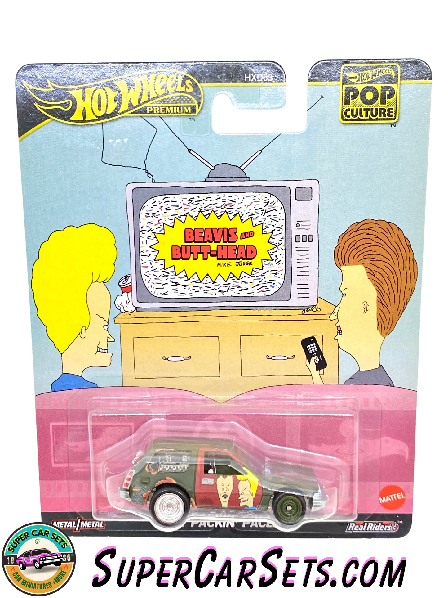 Beavis and Butt-Head - '77 Packin' Pacer - Hot Wheels Premium Pop Culture (card slithy bent)