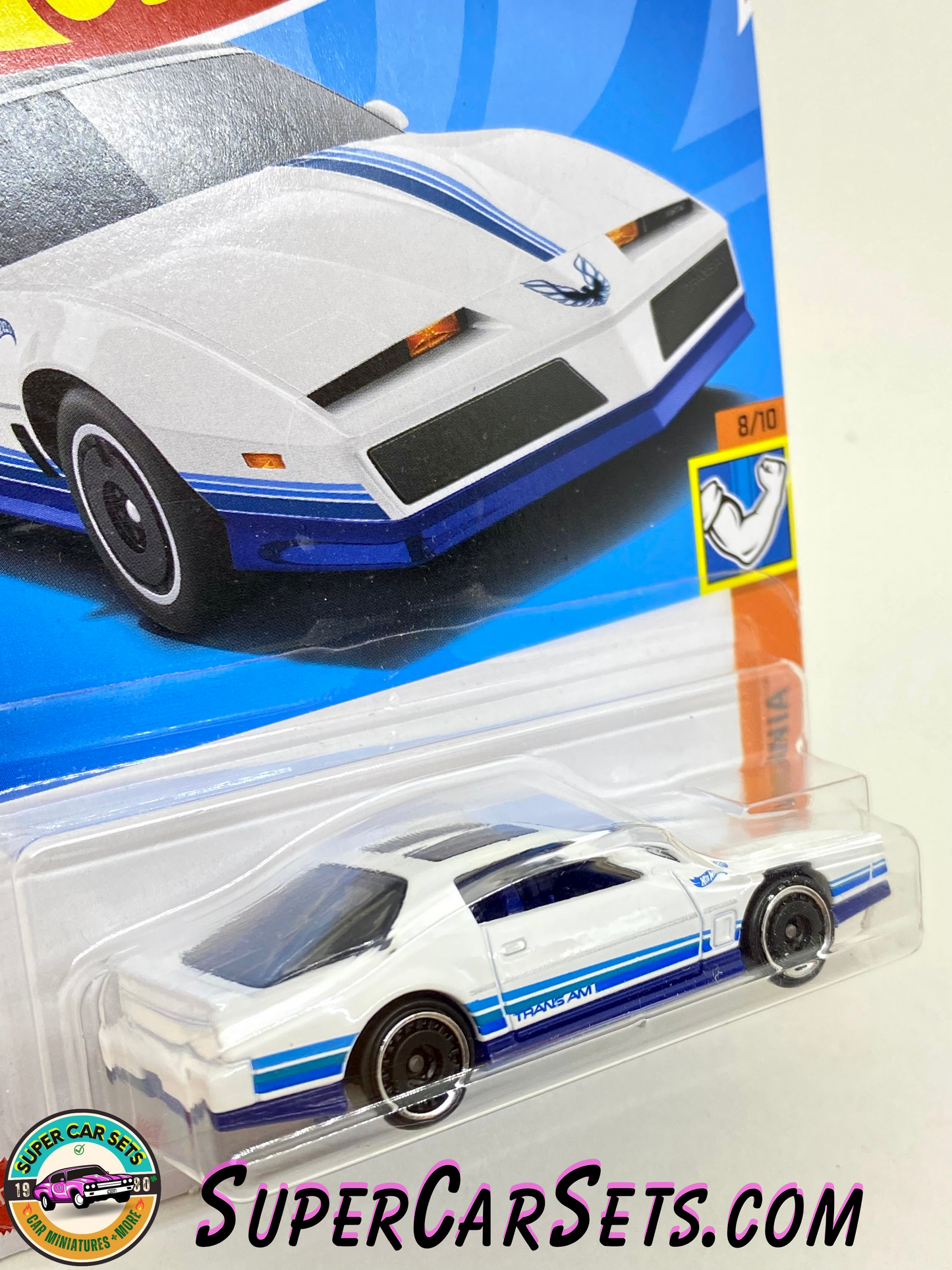 84 Pontiac Firebird (white colour) - Muscle Mania - 2023 (8/10) (180/250)