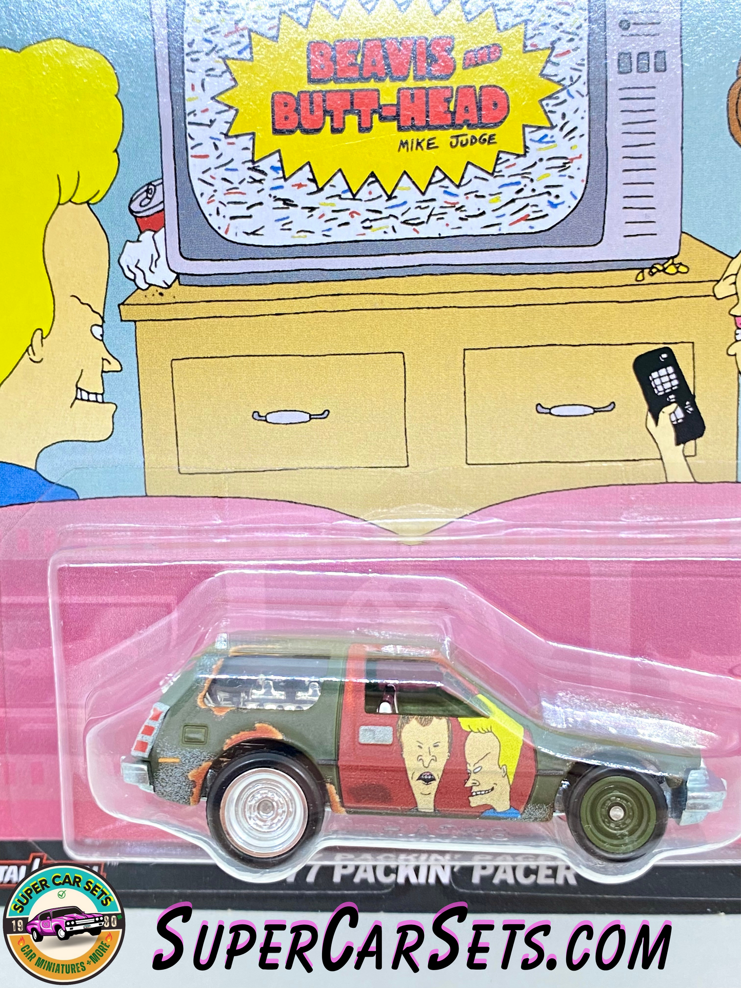 Beavis and Butt-Head - '77 Packin' Pacer - Hot Wheels Premium Pop Culture (card slithy bent)