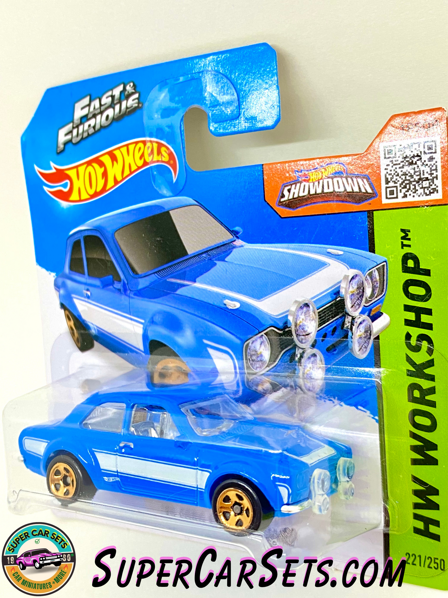 70 Ford Escort RS1600 (Fast & Furious) (short card) - Hot Wheels HW Workshop 2015 (221/250)