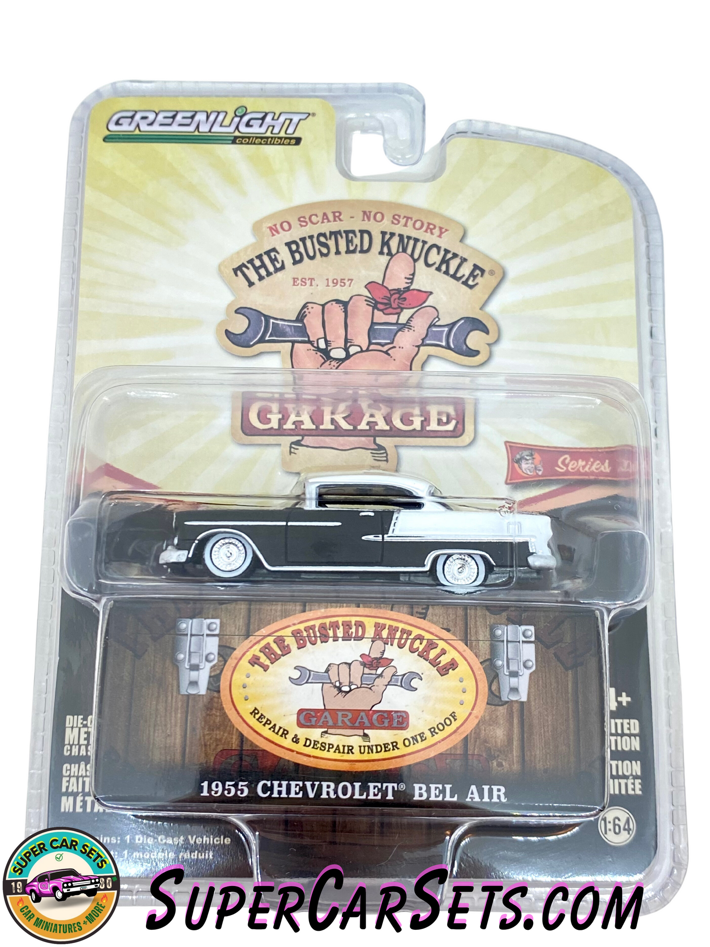 Busted Knuckle Garage - Series 2 - 1955 Chevrolet Bel Air - made by Greenlight