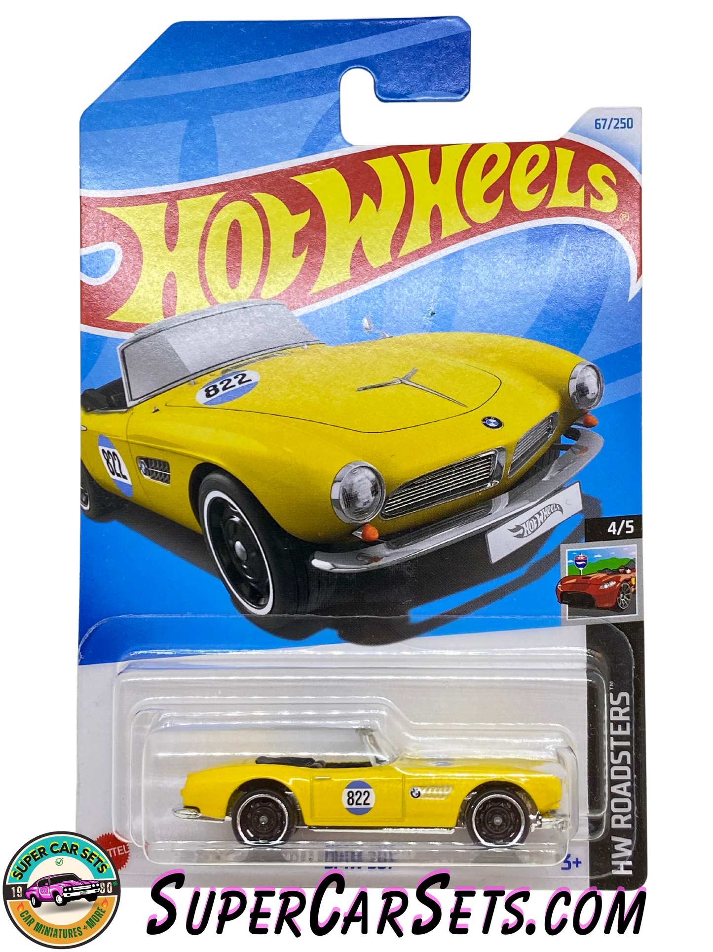 BMW 507 (yellow colour) - Hot Wheels HW Roadsters 2024 (4/5) (67/250)