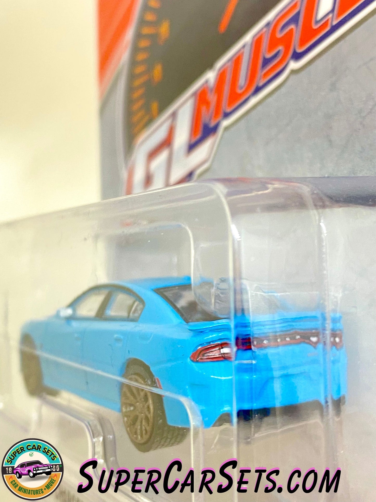 2016 Dodge Charger SRT Hellcat (light blue colour) - GL Muscle Series 28 made by Greenlight